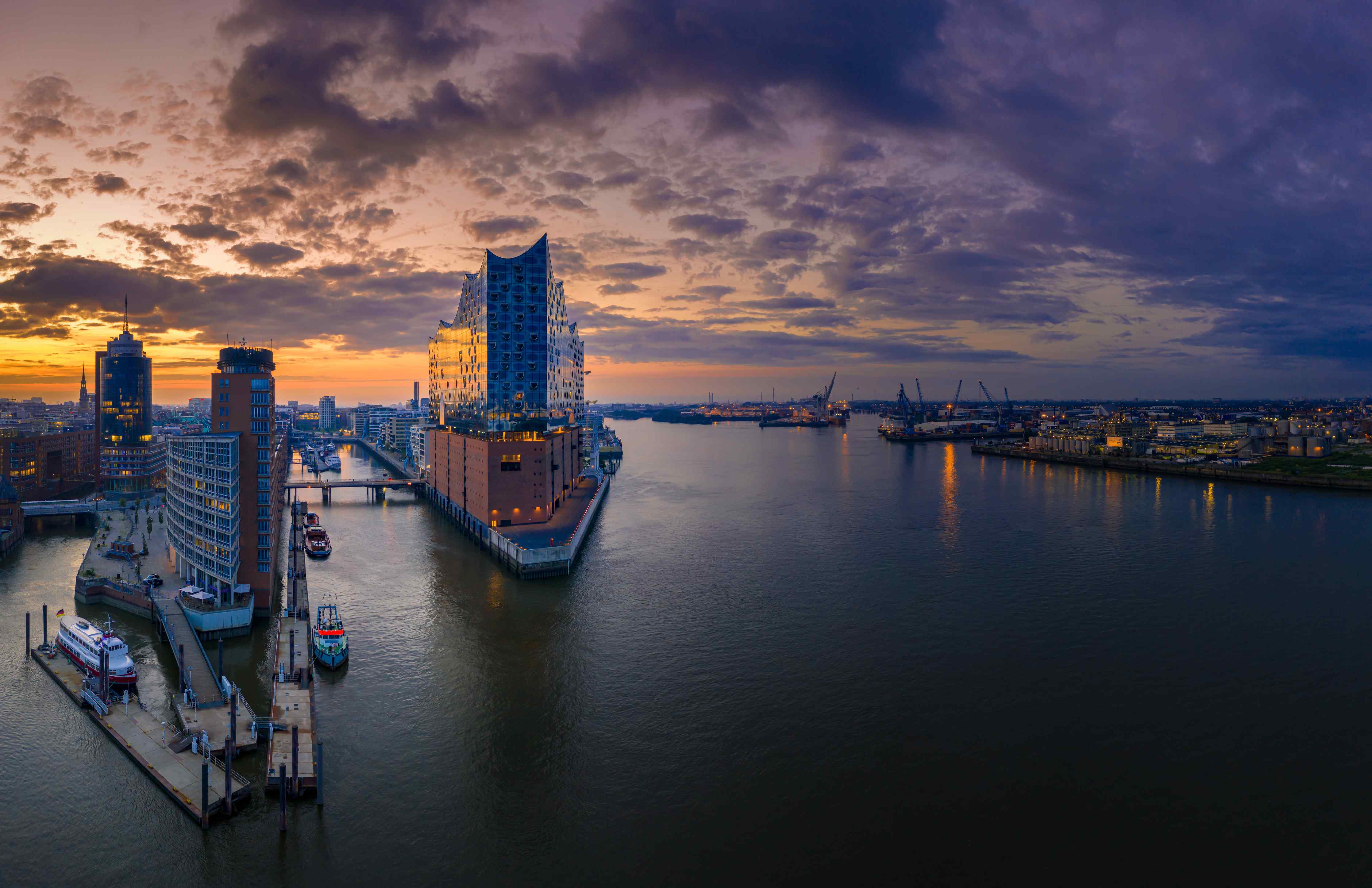 Große Wandbilder-Blick auf die Elbphilharmonie - Hamburg