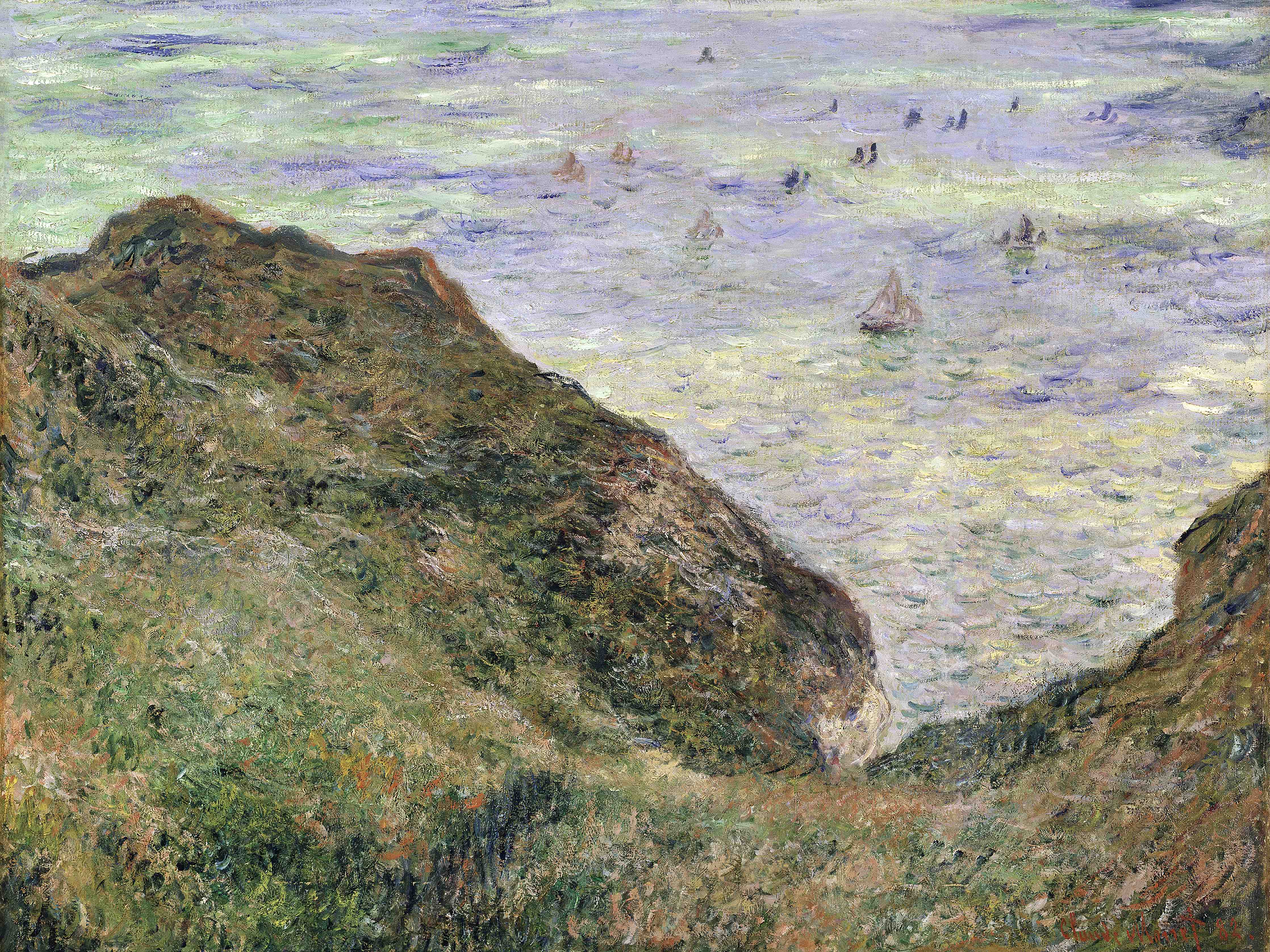 Große Wandbilder-Blick auf die Küste mit Wasser und Felsen