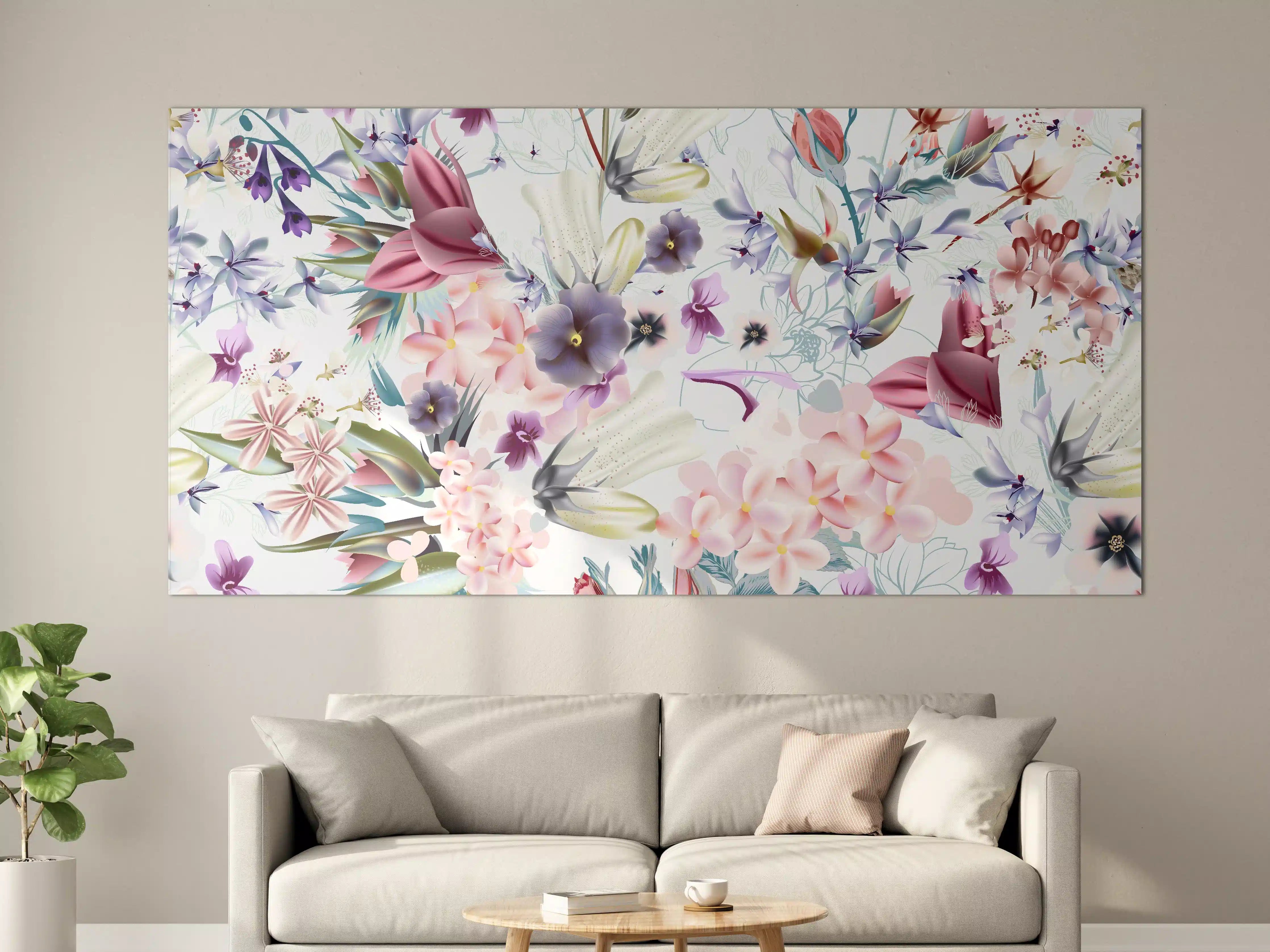 Große Wandbilder - Blütenexplosion - Aquarell