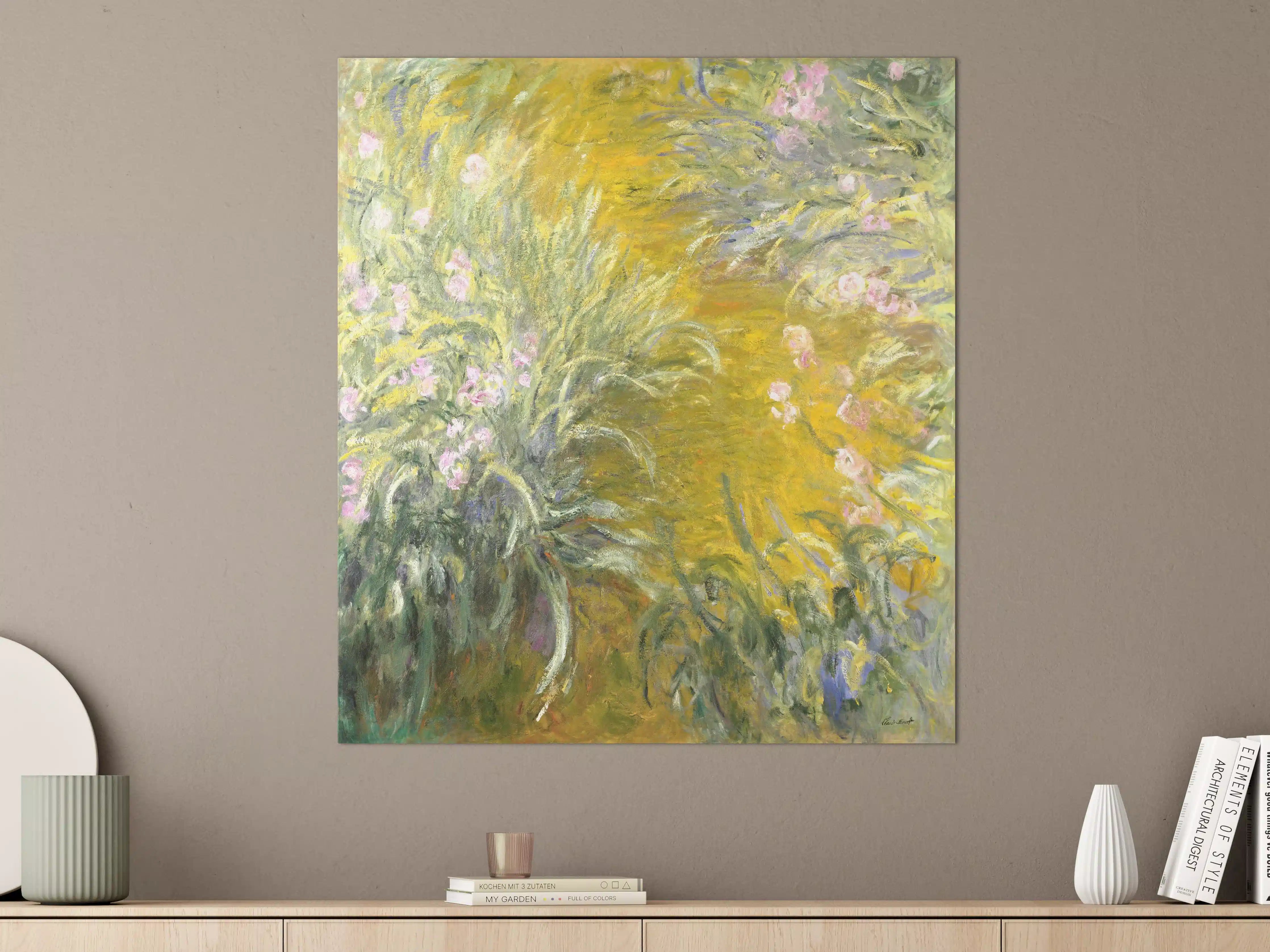 Große Wandbilder - Blumen im impressionistischen Stil