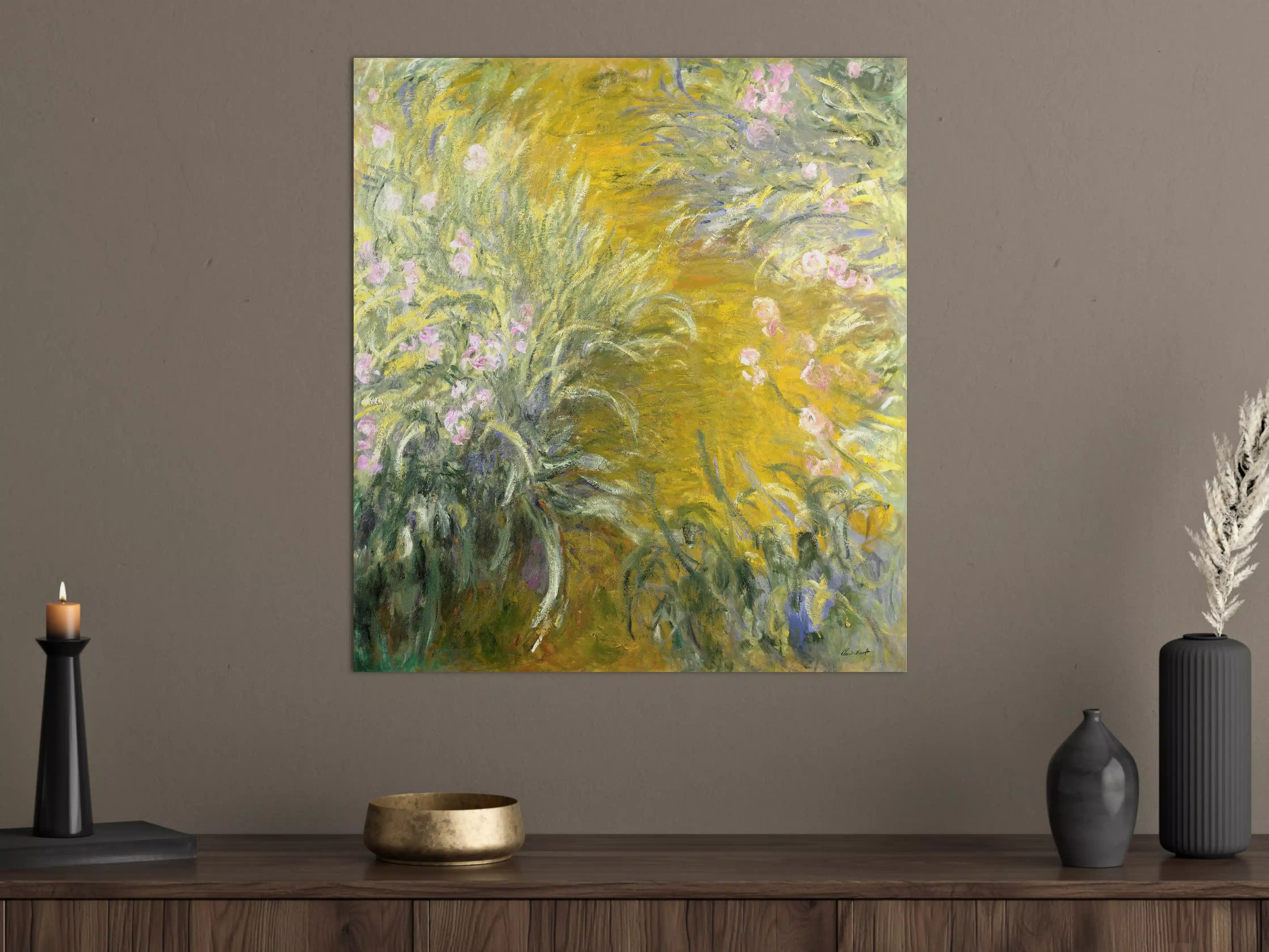 Große Wandbilder - Blumen im impressionistischen Stil