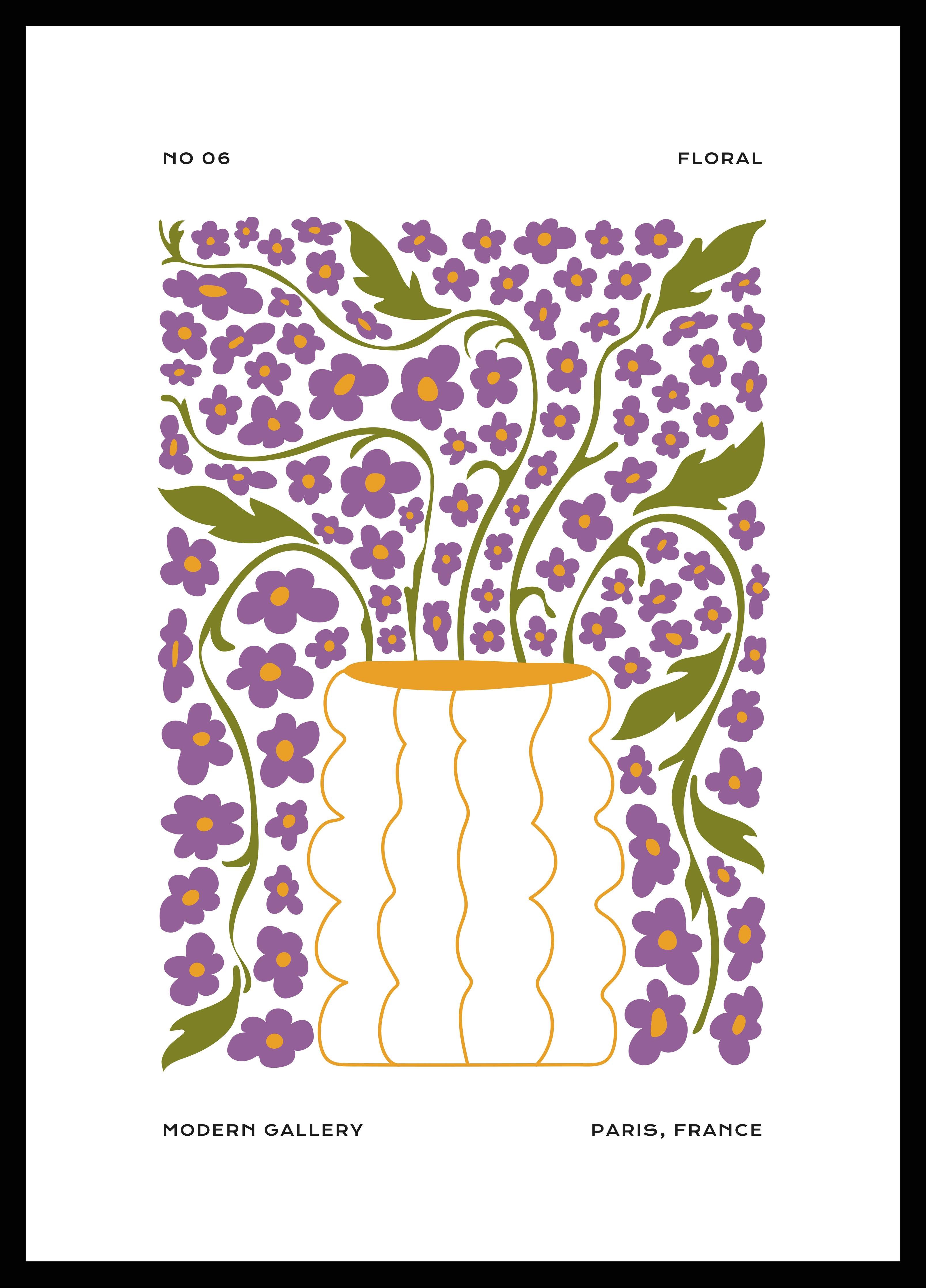 Große Wandbilder-Blumen im stilvollen Design