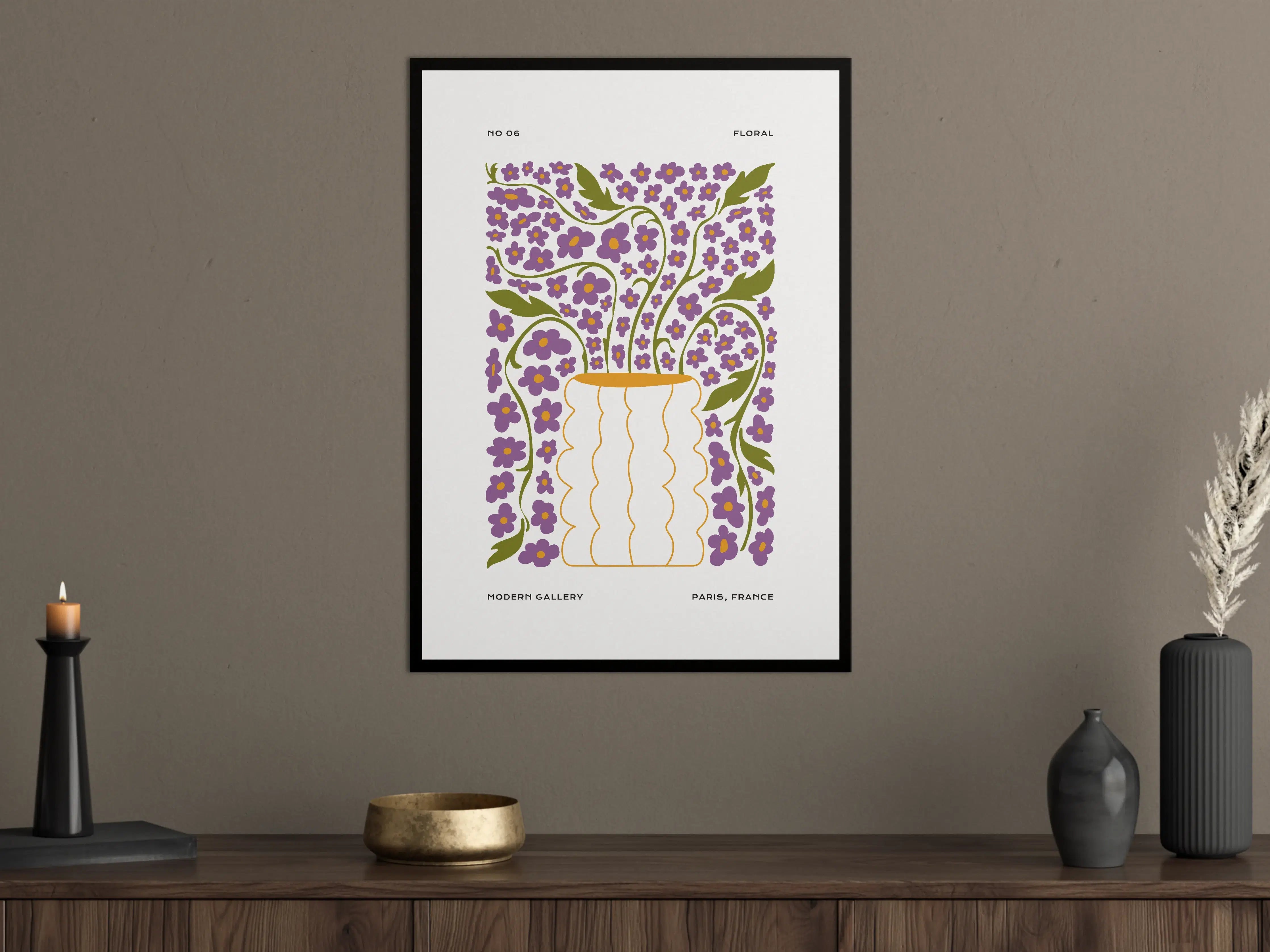 Große Wandbilder - Blumen im stilvollen Design
