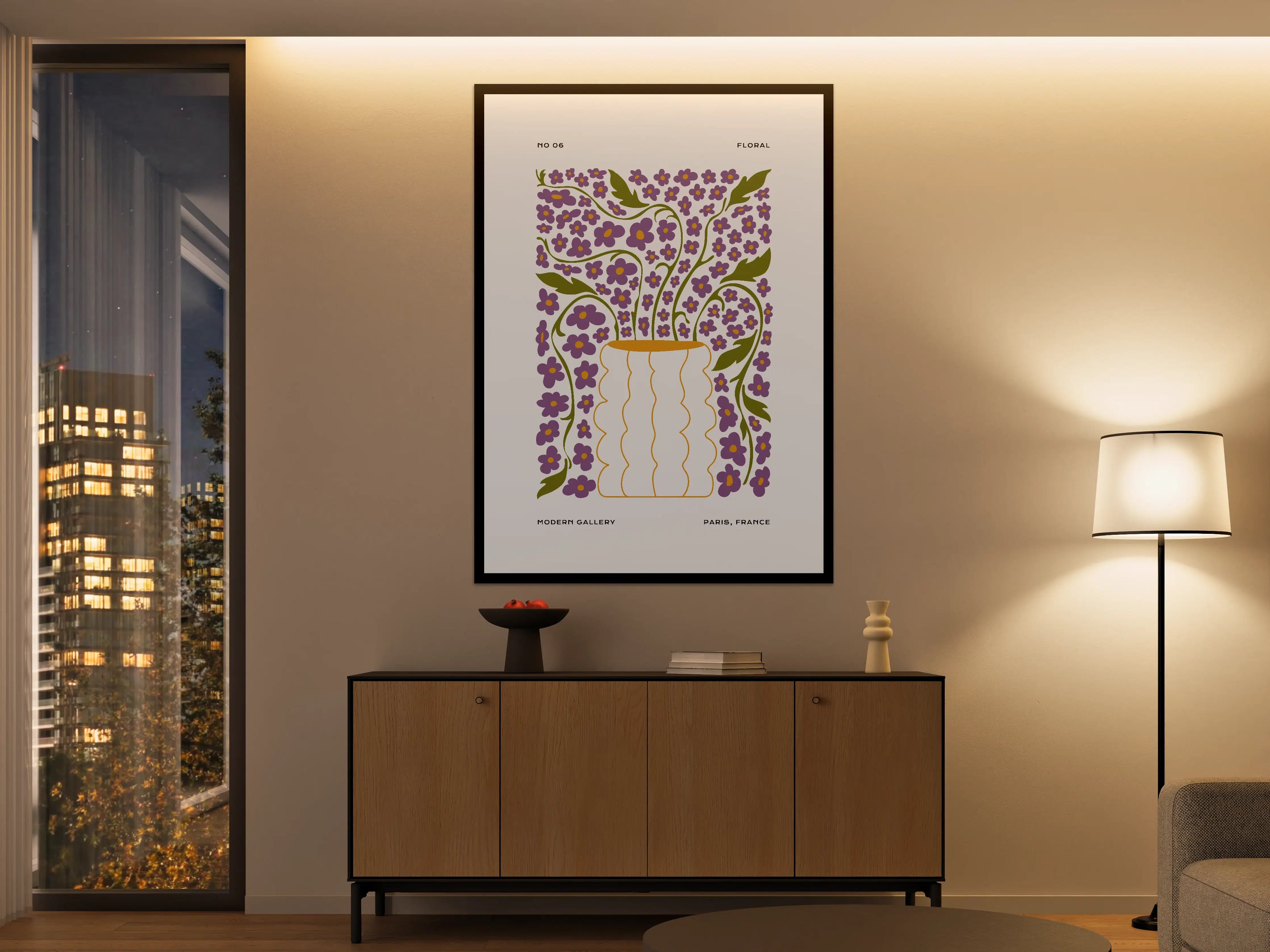 Große Wandbilder - Blumen im stilvollen Design