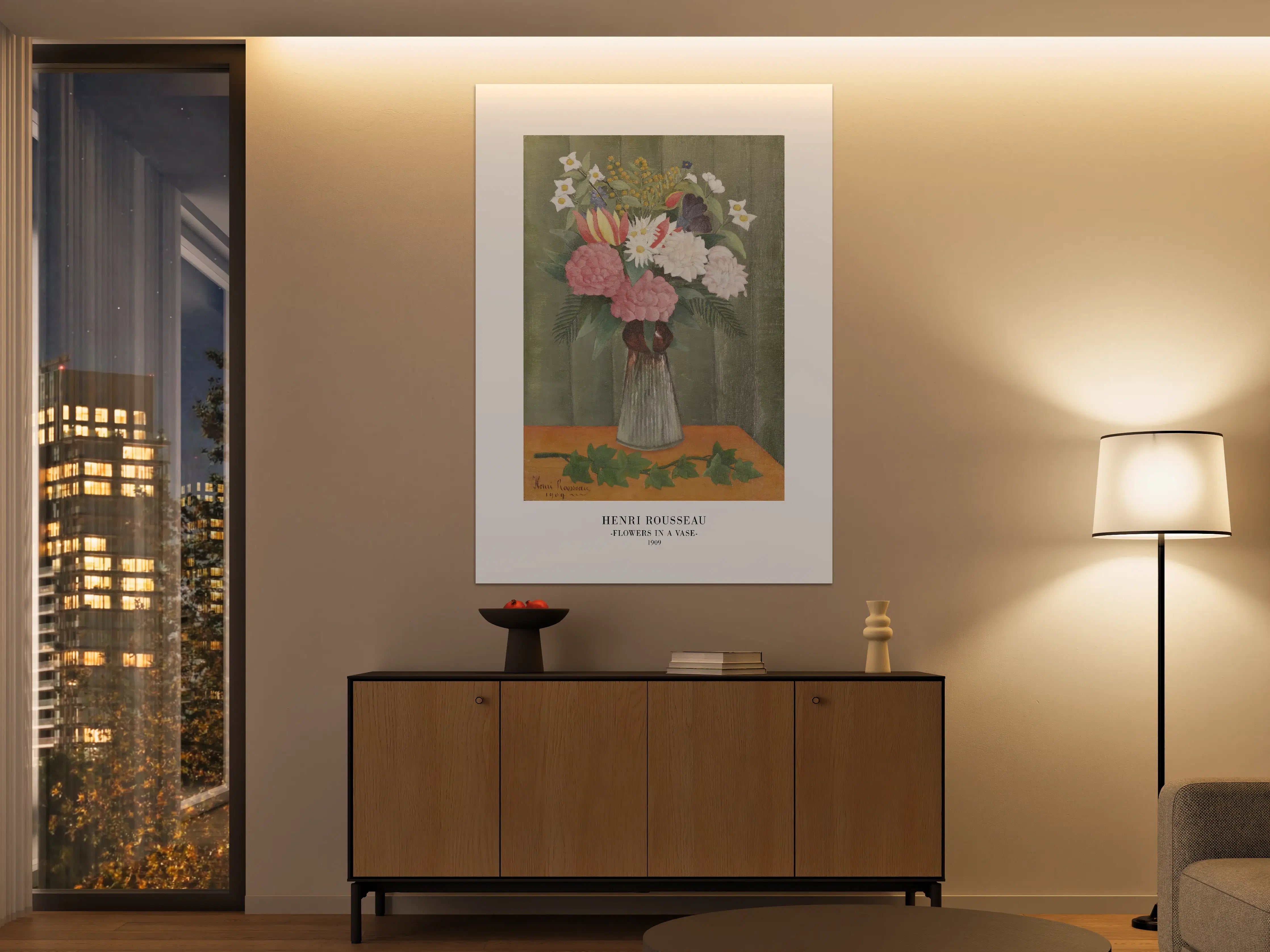 Große Wandbilder - Blumen in Vase Kunstmalerei