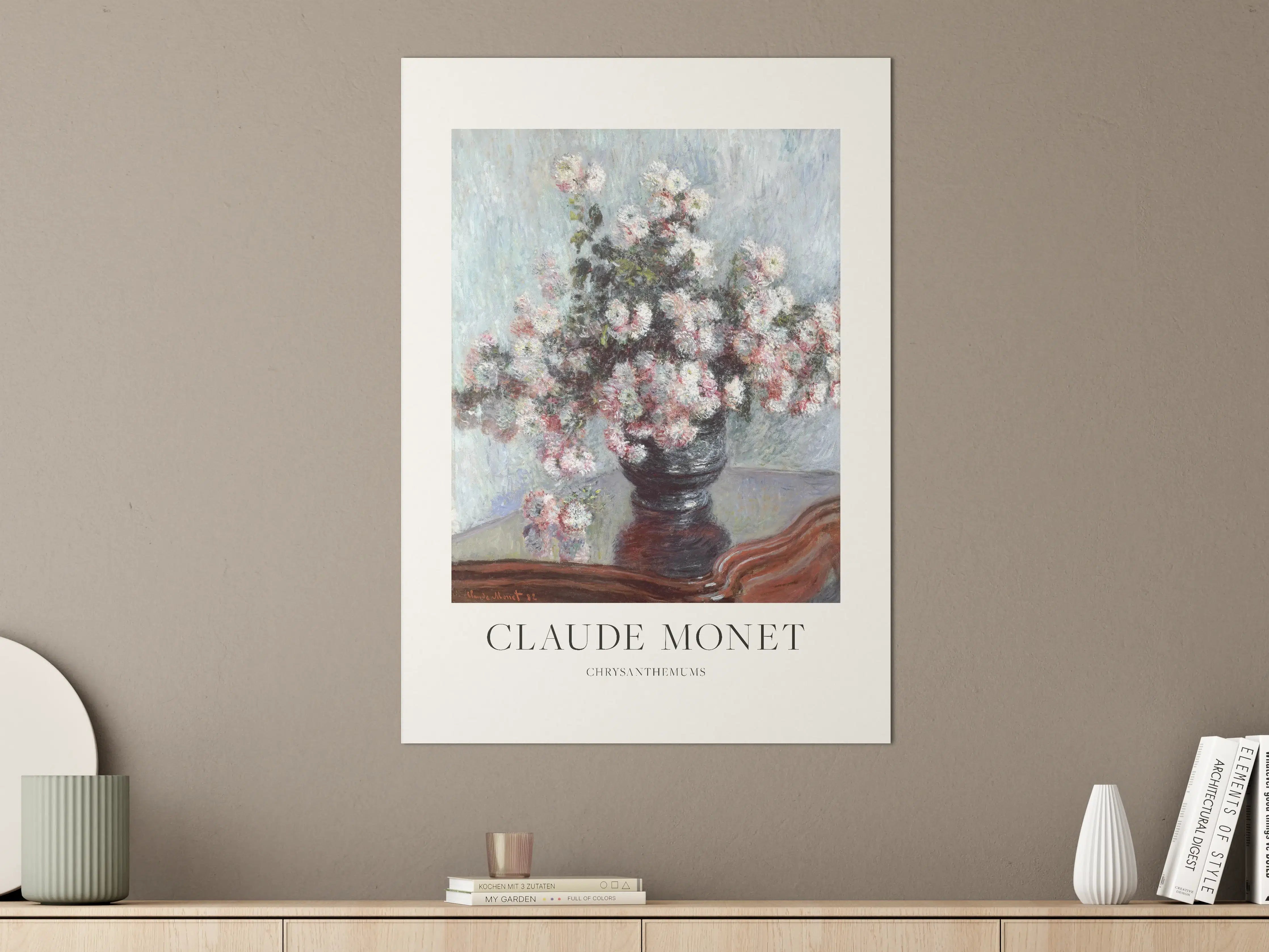 Große Wandbilder - Blumenstillleben in impressionistischem Stil