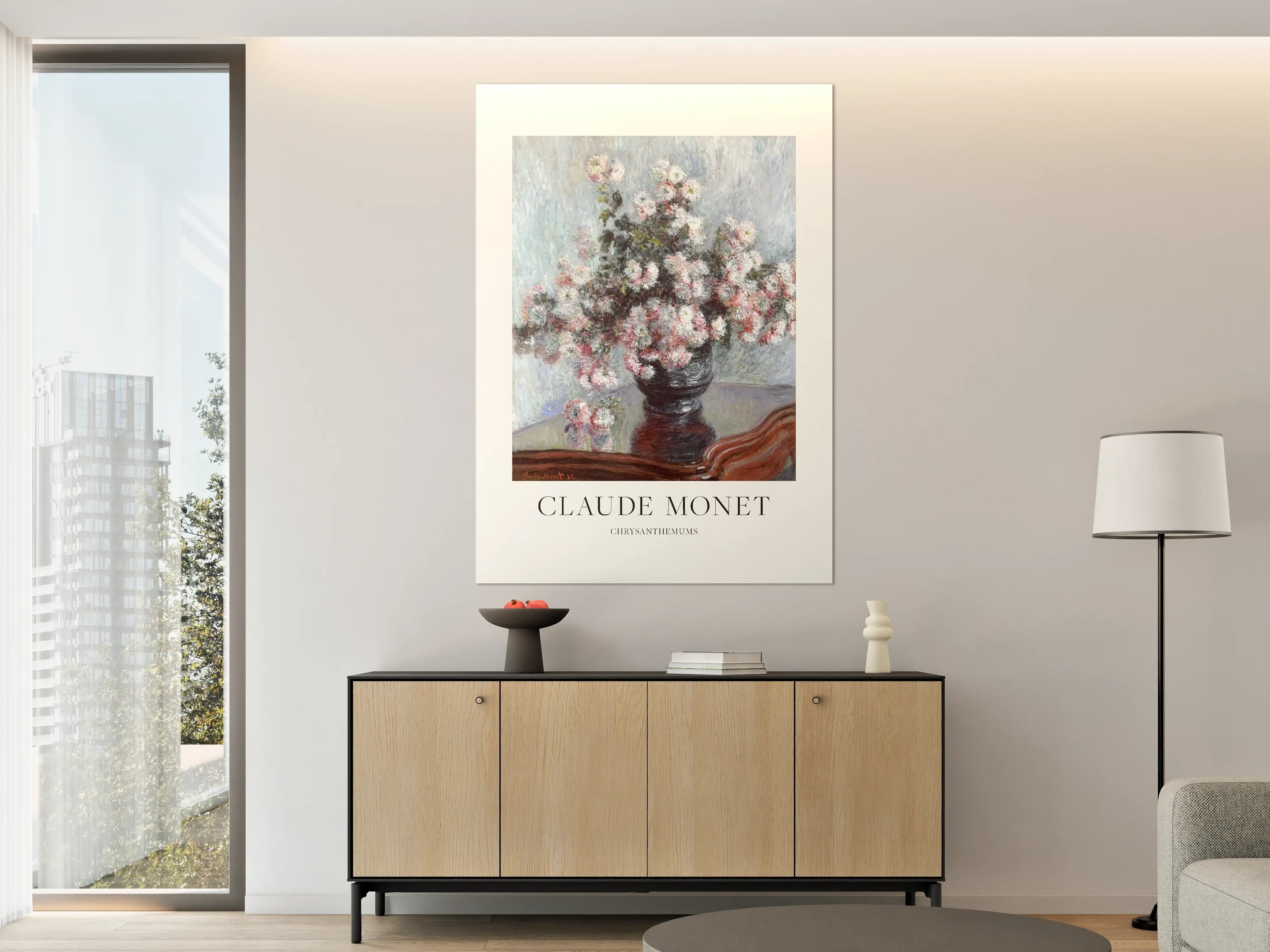 Große Wandbilder - Blumenstillleben in impressionistischem Stil