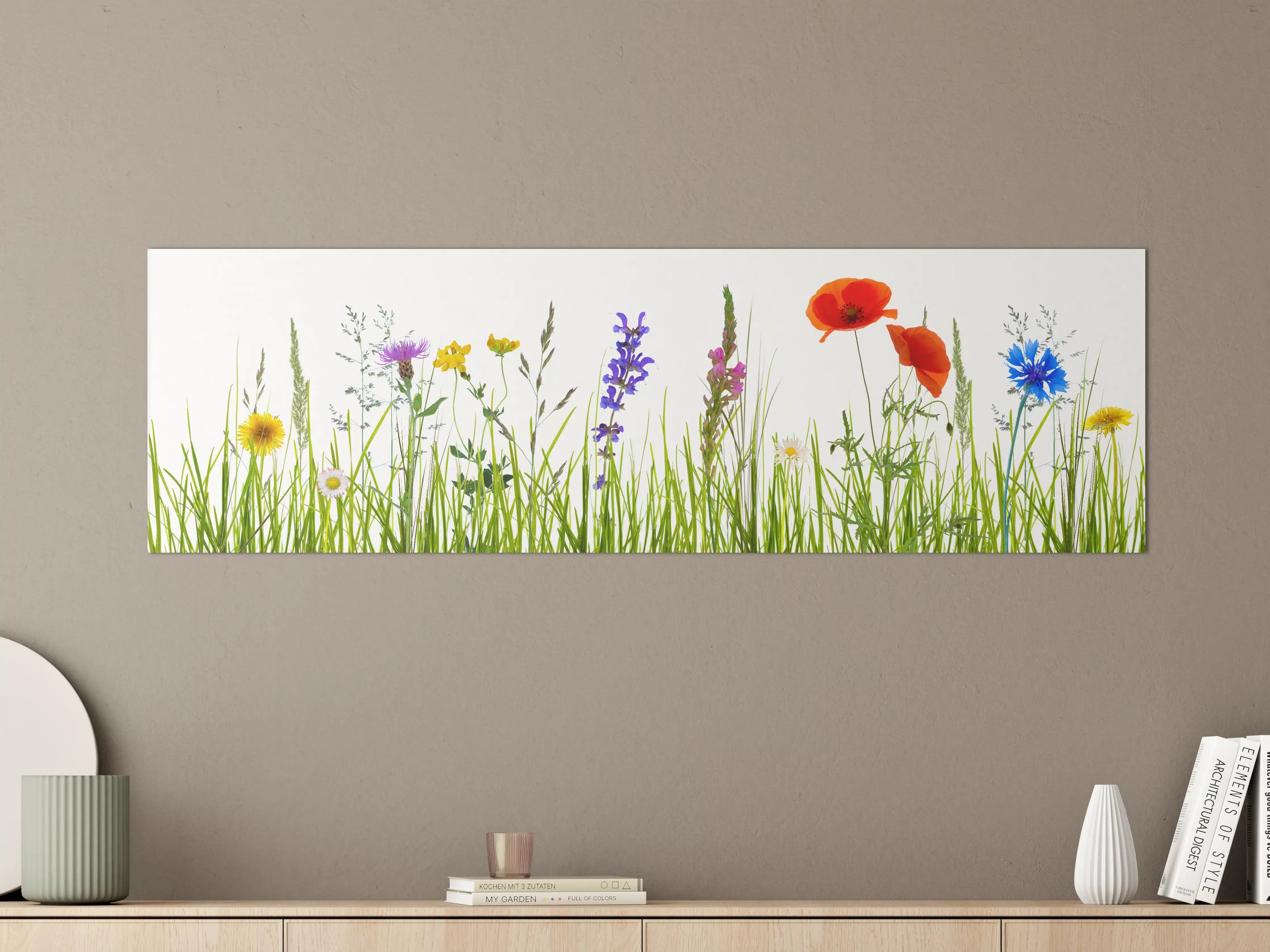 Große Wandbilder - Blumenwiese