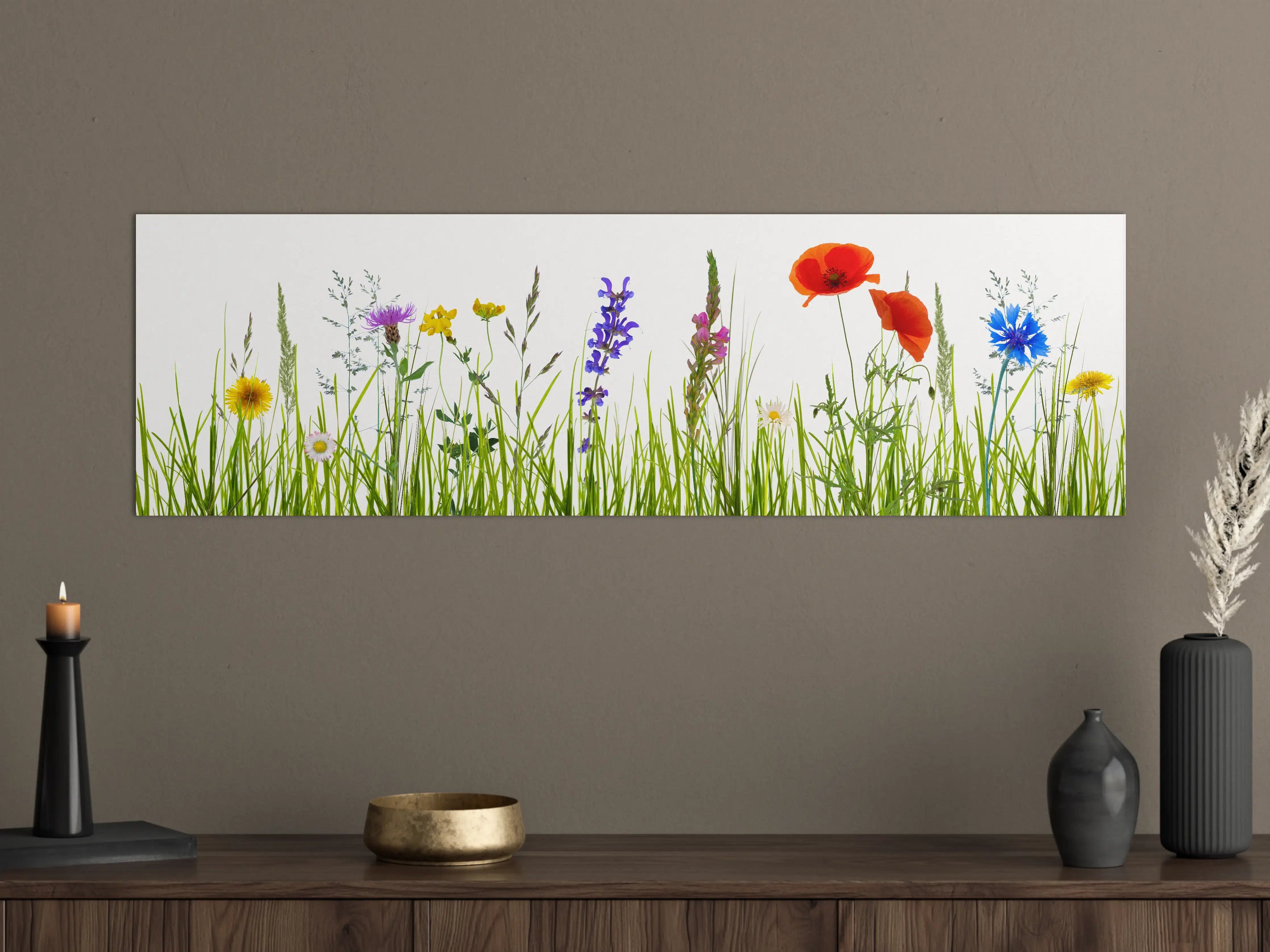 Große Wandbilder - Blumenwiese
