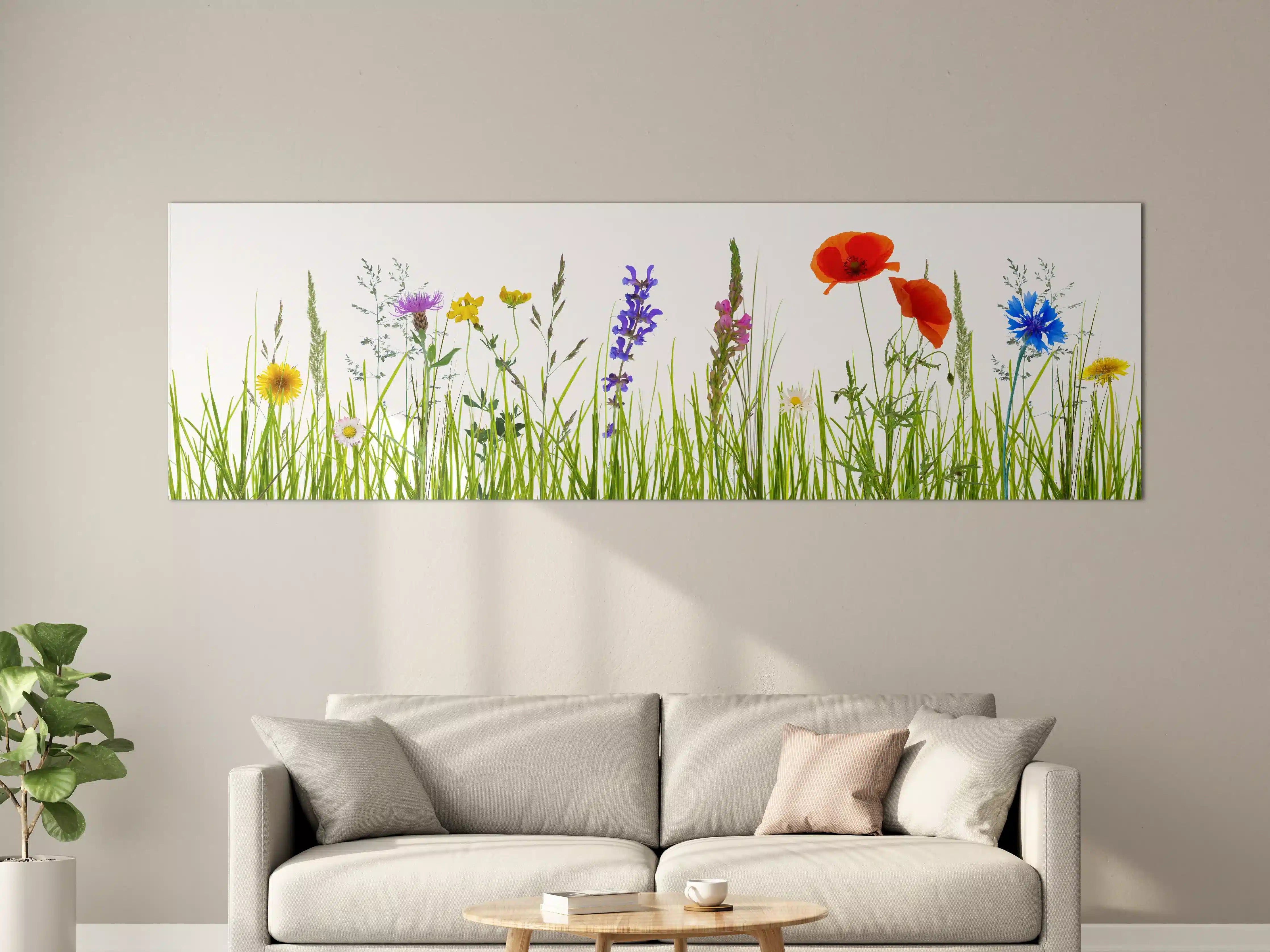 Große Wandbilder - Blumenwiese