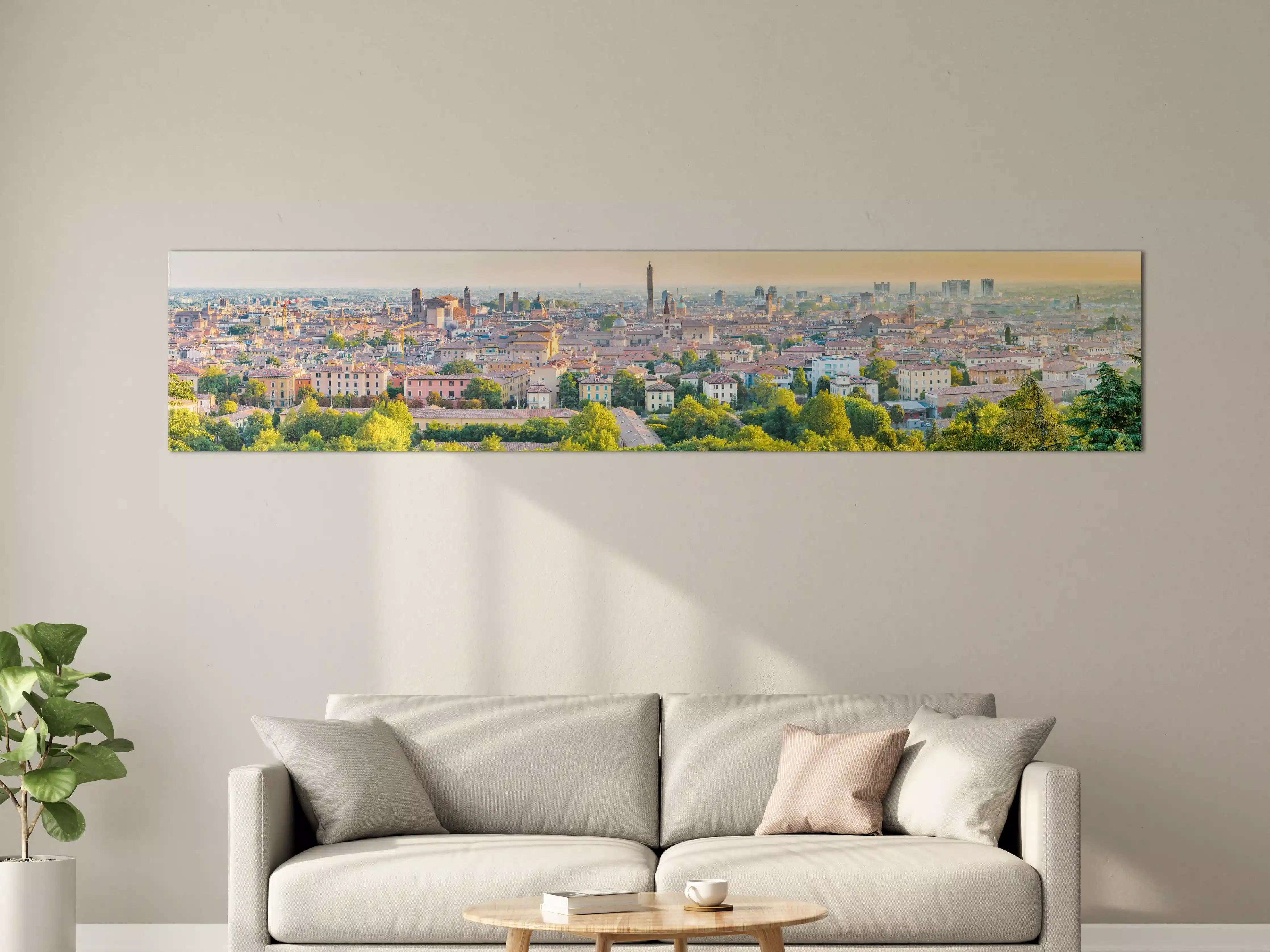 Große Wandbilder - Bologna Dämmerung Dachlandschaft
