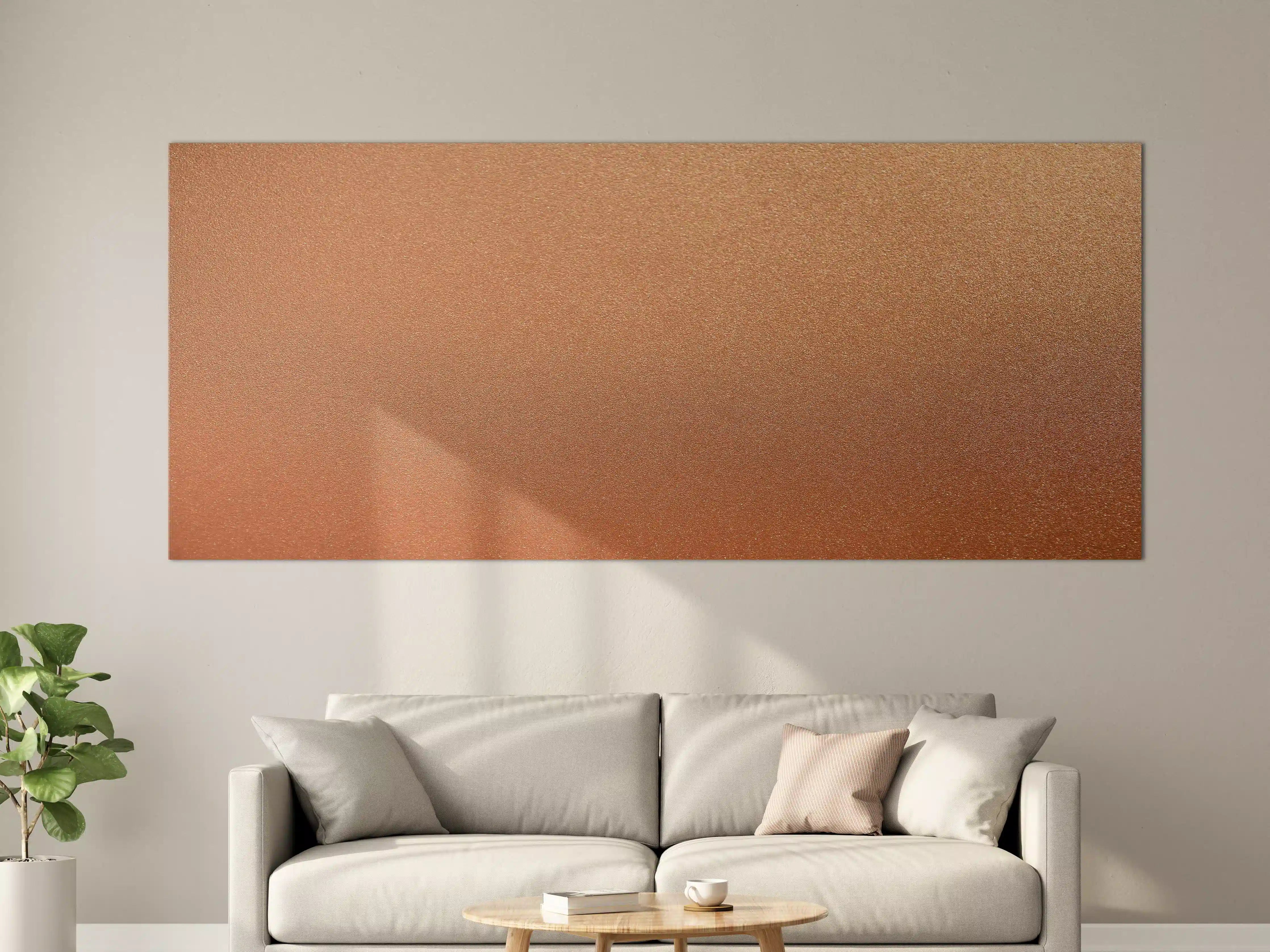 Große Wandbilder - Bronze Textur Panorama Hintergrund