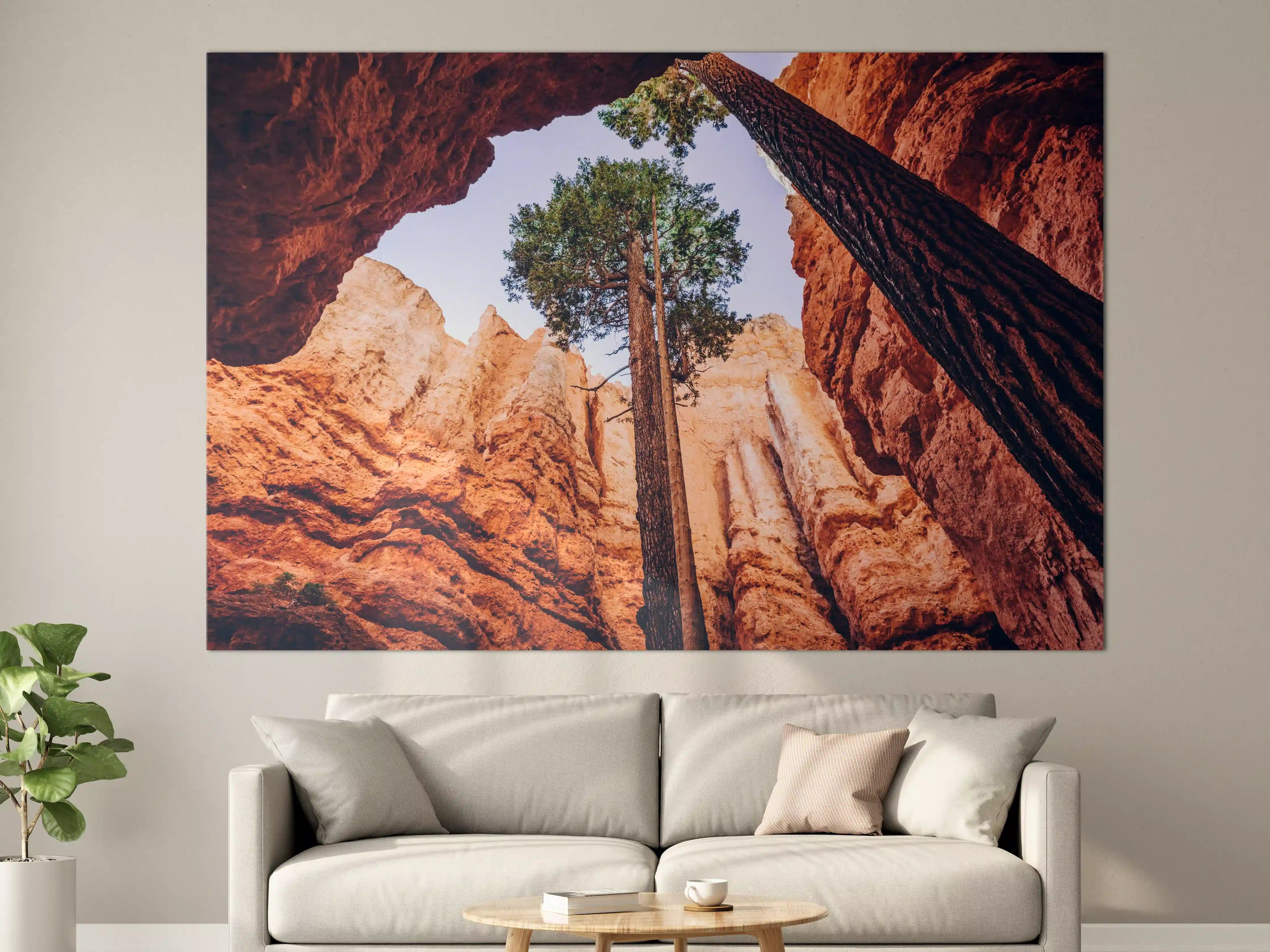 Große Wandbilder - Bryce Canyon Rötliche Felsen