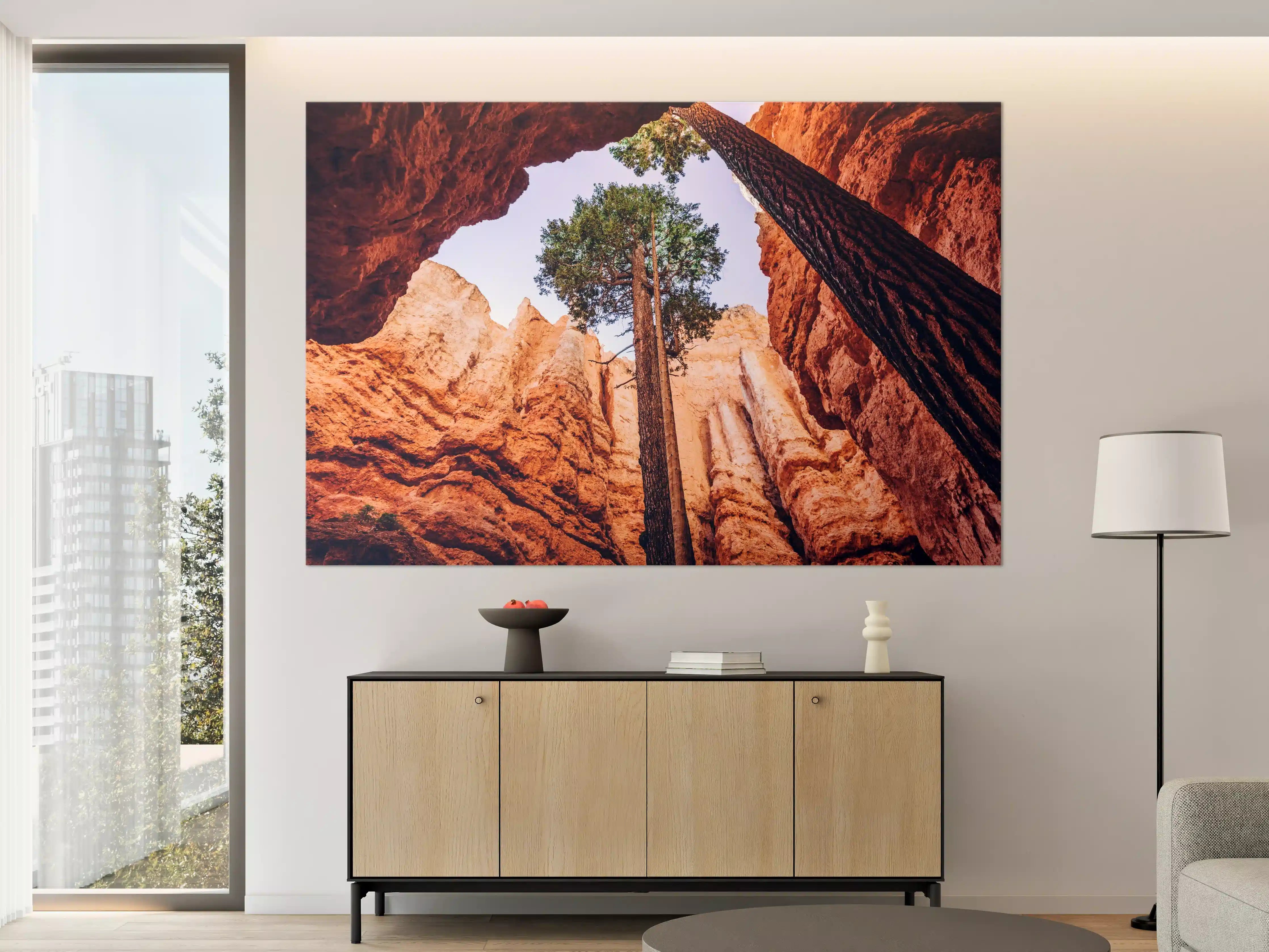 Große Wandbilder - Bryce Canyon Rötliche Felsen