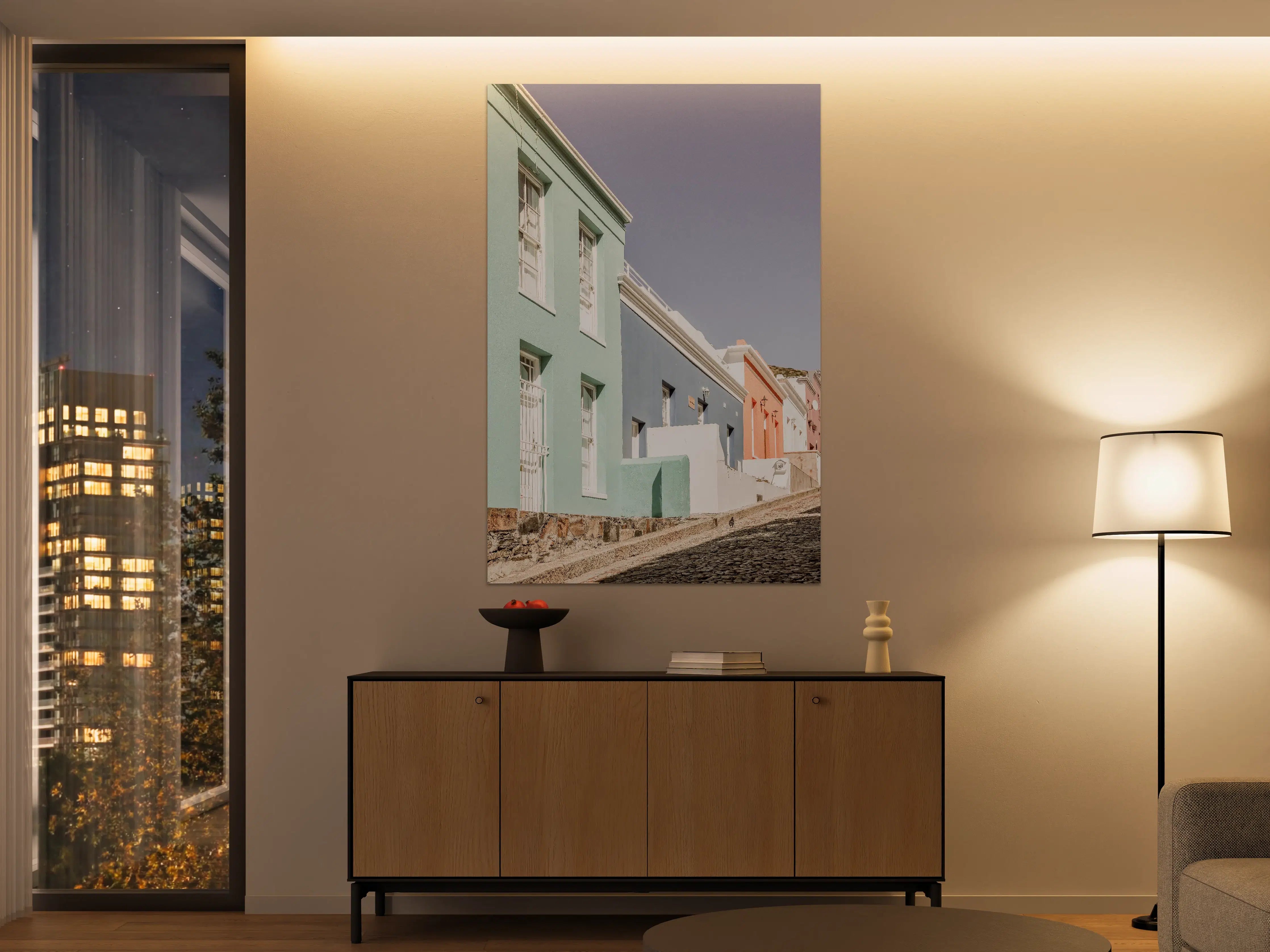 Große Wandbilder - Bunte Fassaden Stadtviertel