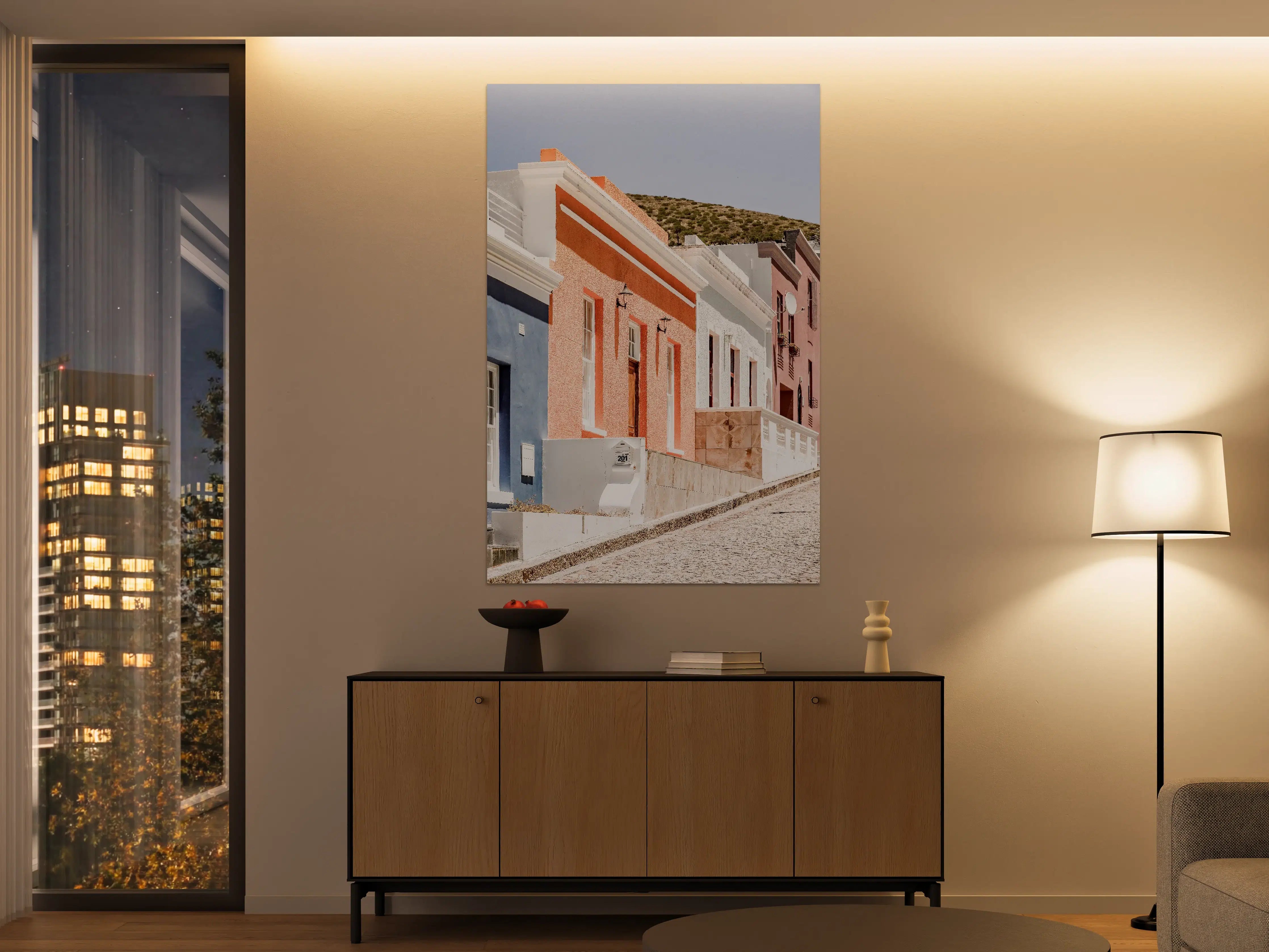 Große Wandbilder - Bunte Gebäude - Architektur 