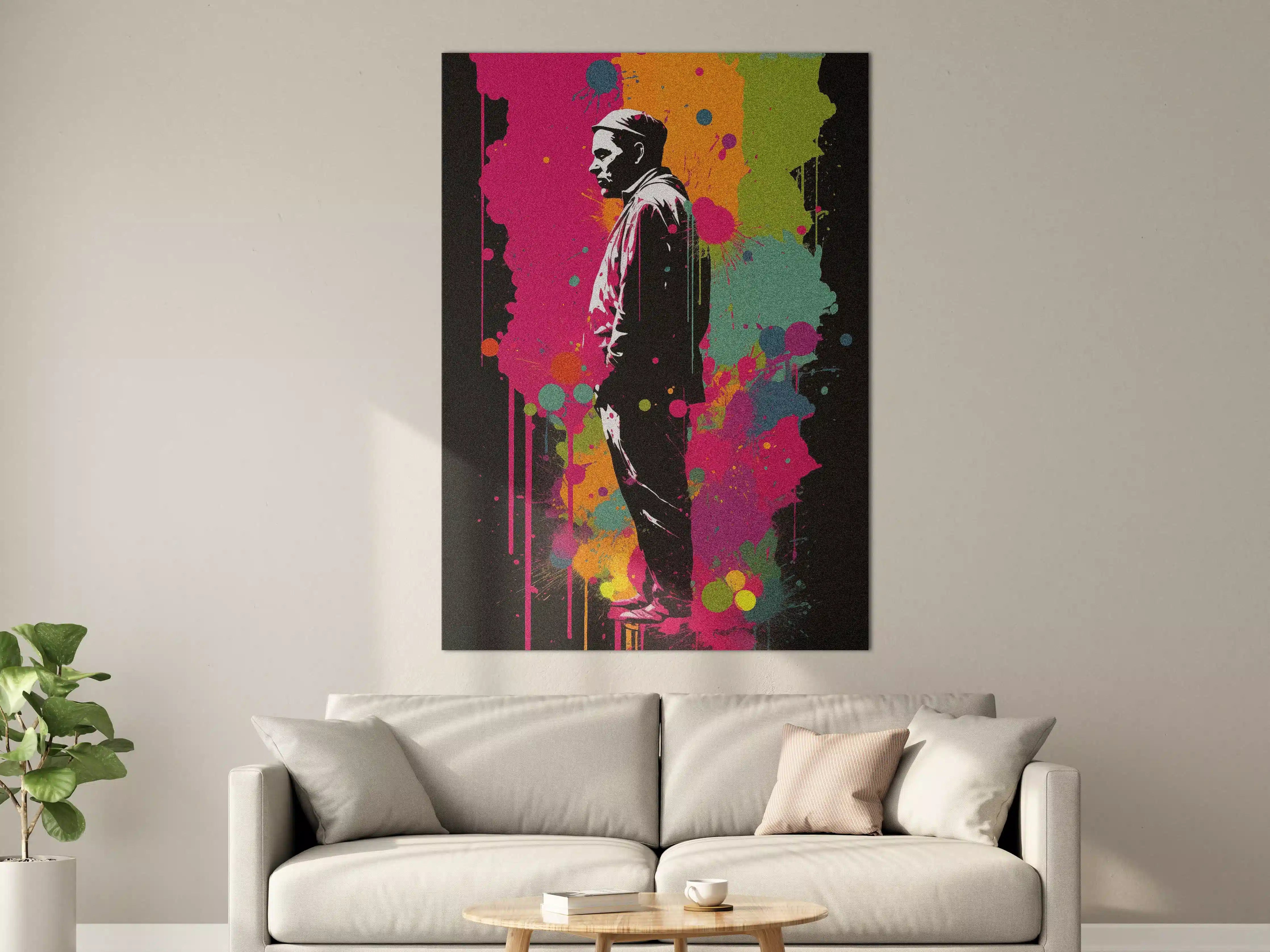 Große Wandbilder - Bunter Streetstyle mit Graffiti-Effekt