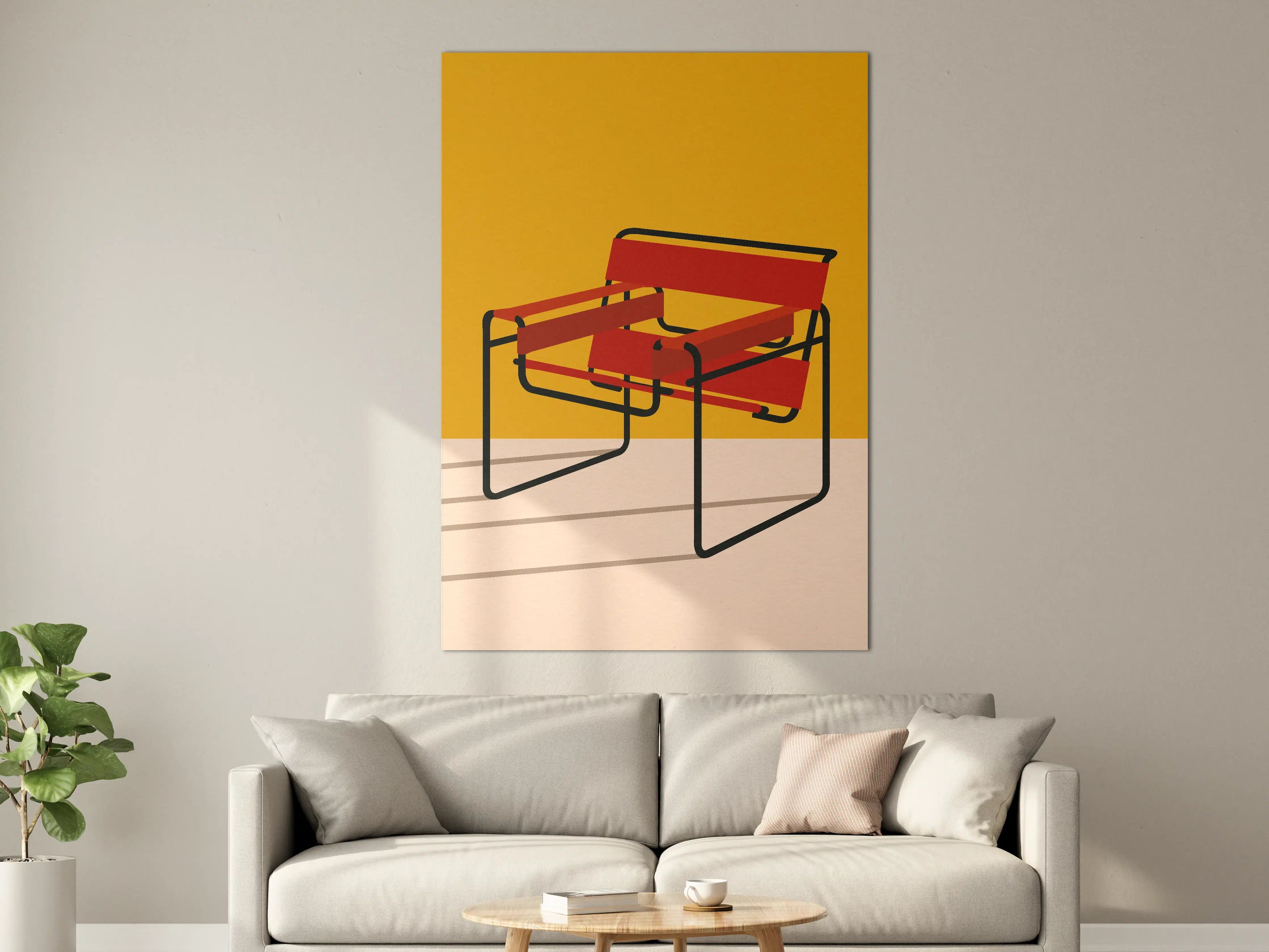 Große Wandbilder - Bunter Wassily Chair Poster