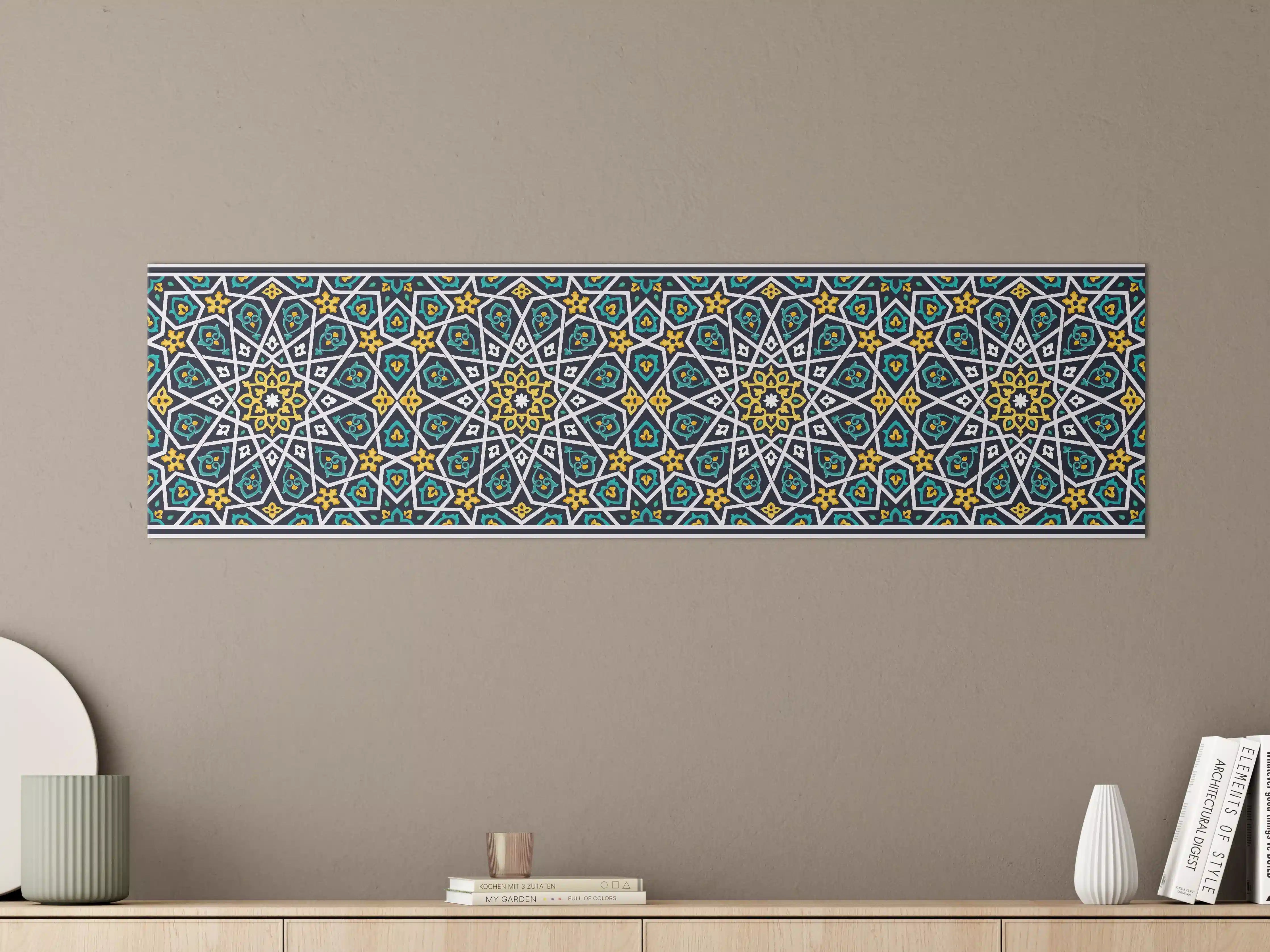 Große Wandbilder - Buntes Ethno-Muster Design