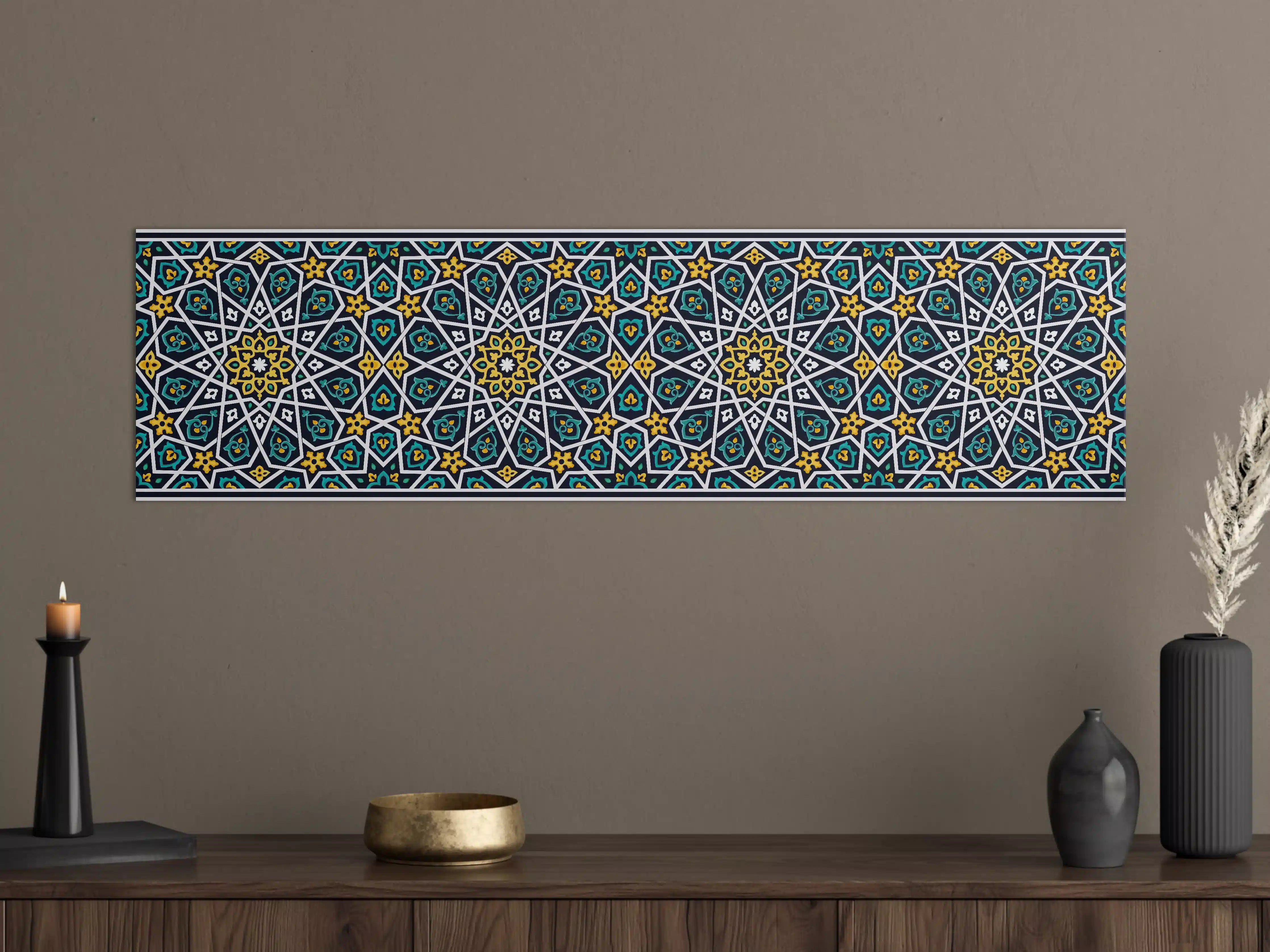 Große Wandbilder - Buntes Ethno-Muster Design