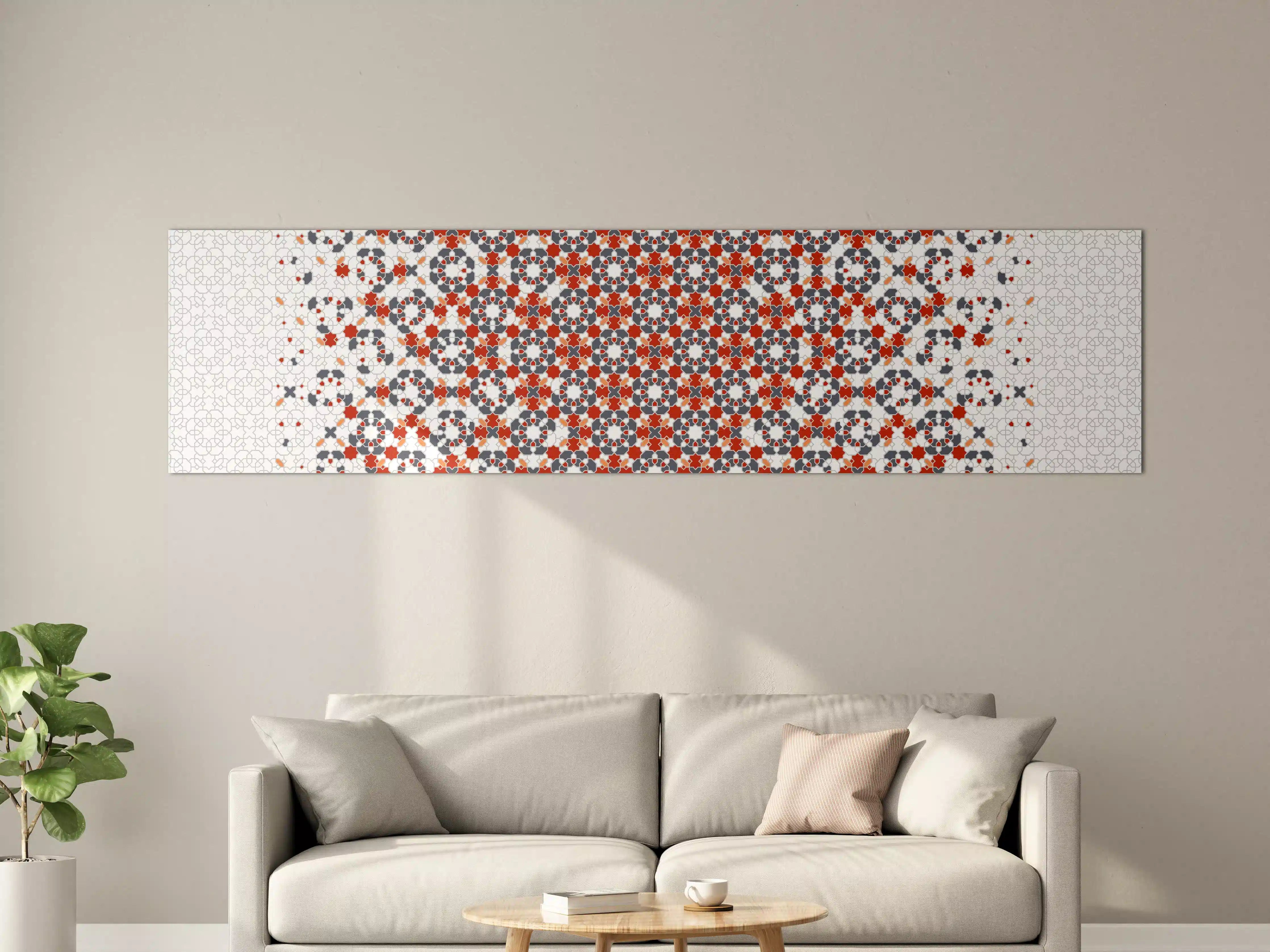Große Wandbilder - Buntes Geometrie-Muster