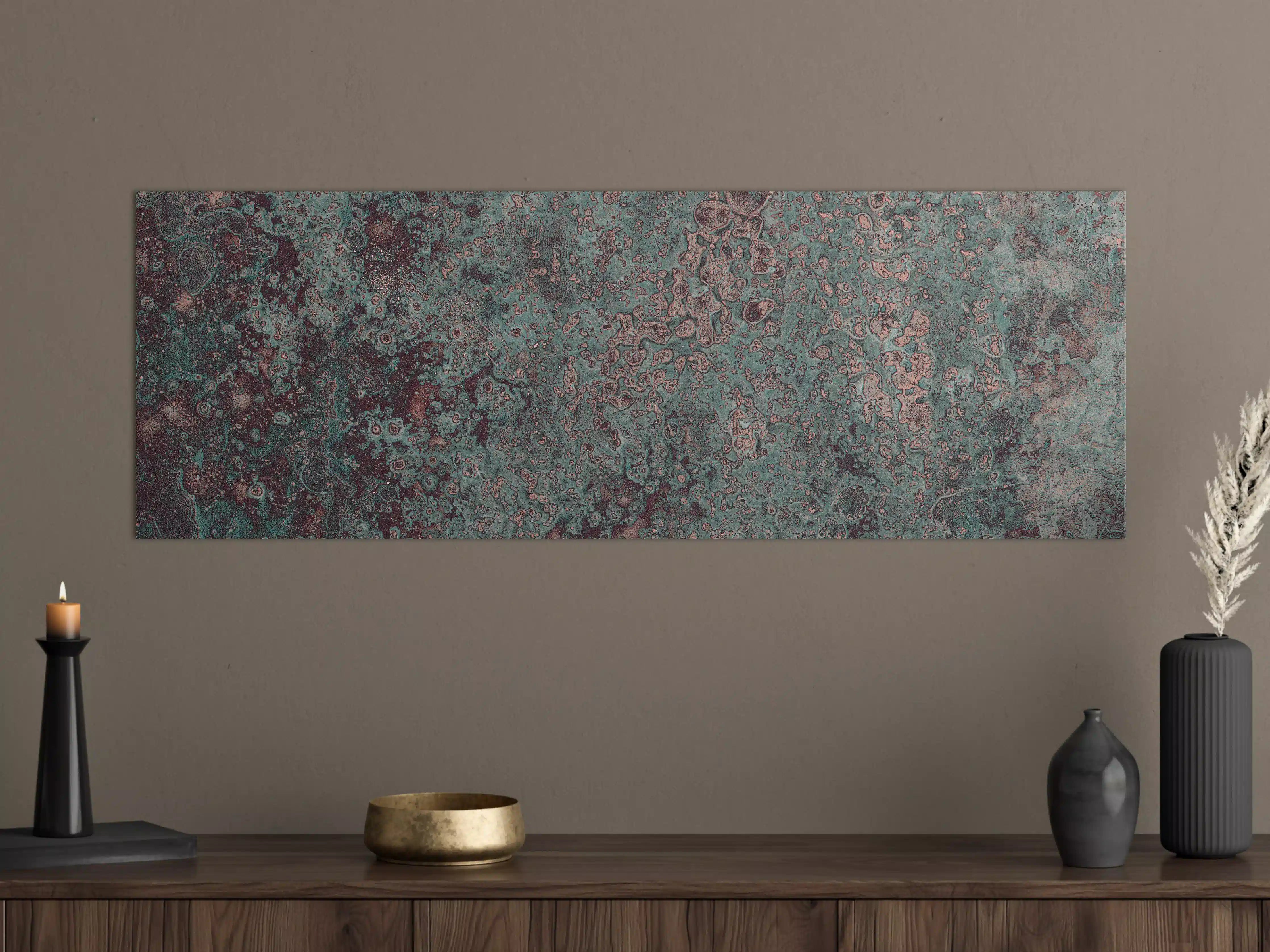 Große Wandbilder - Buntes Marmor-Textur Design