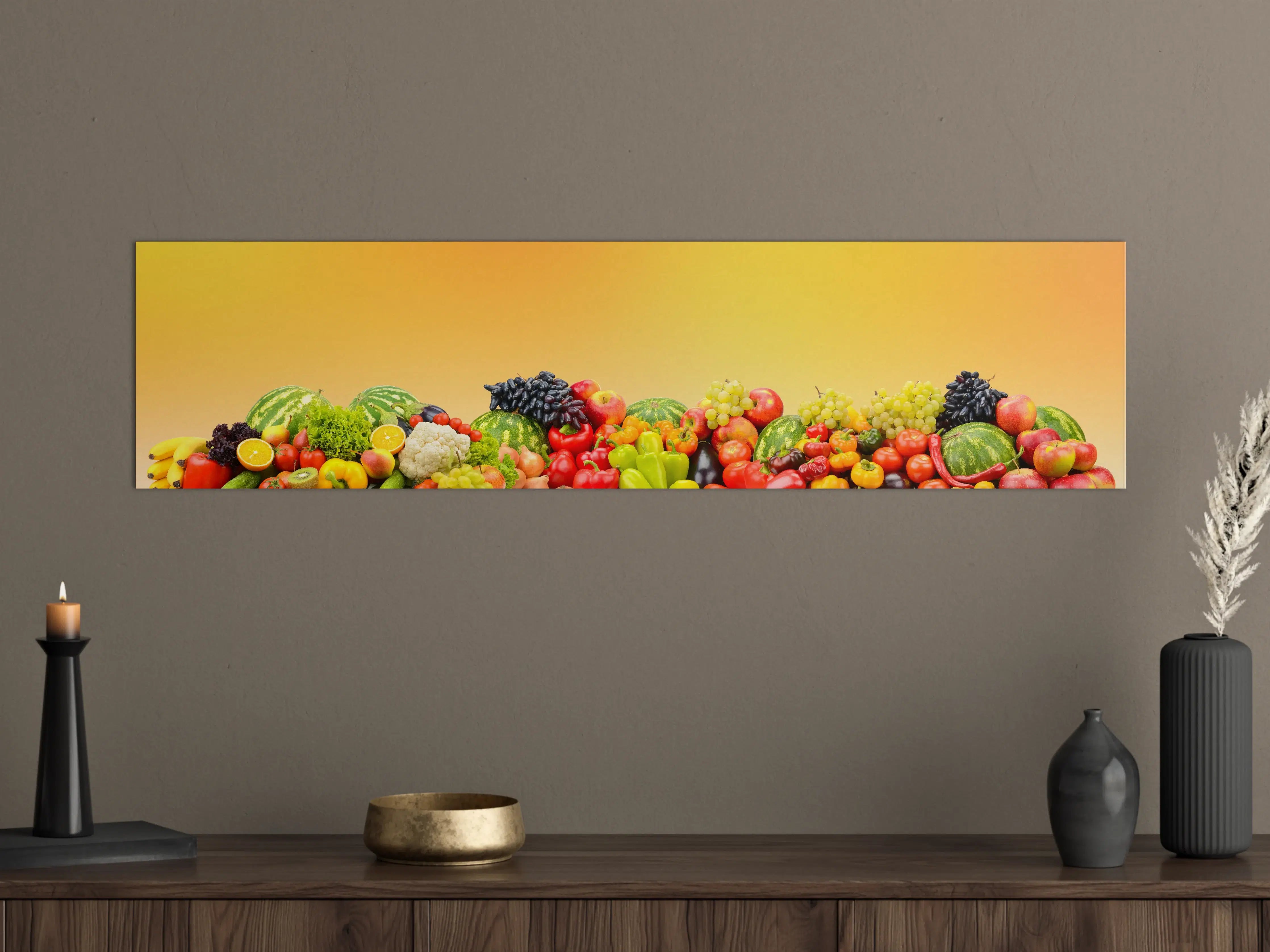 Große Wandbilder - Buntes Obst & Gemüse-Stillleben