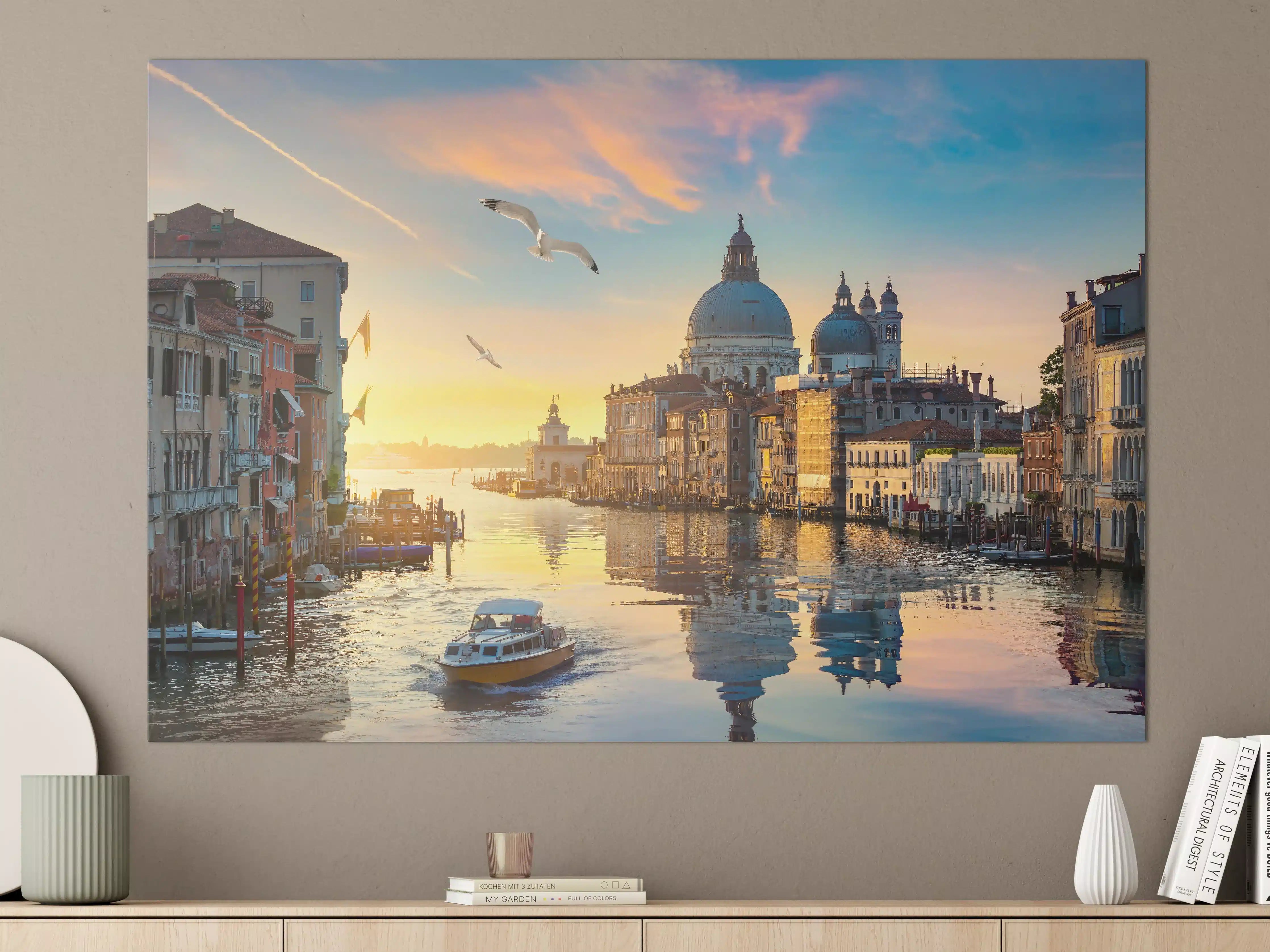 Große Wandbilder - Canal Grande bei Abendlicht