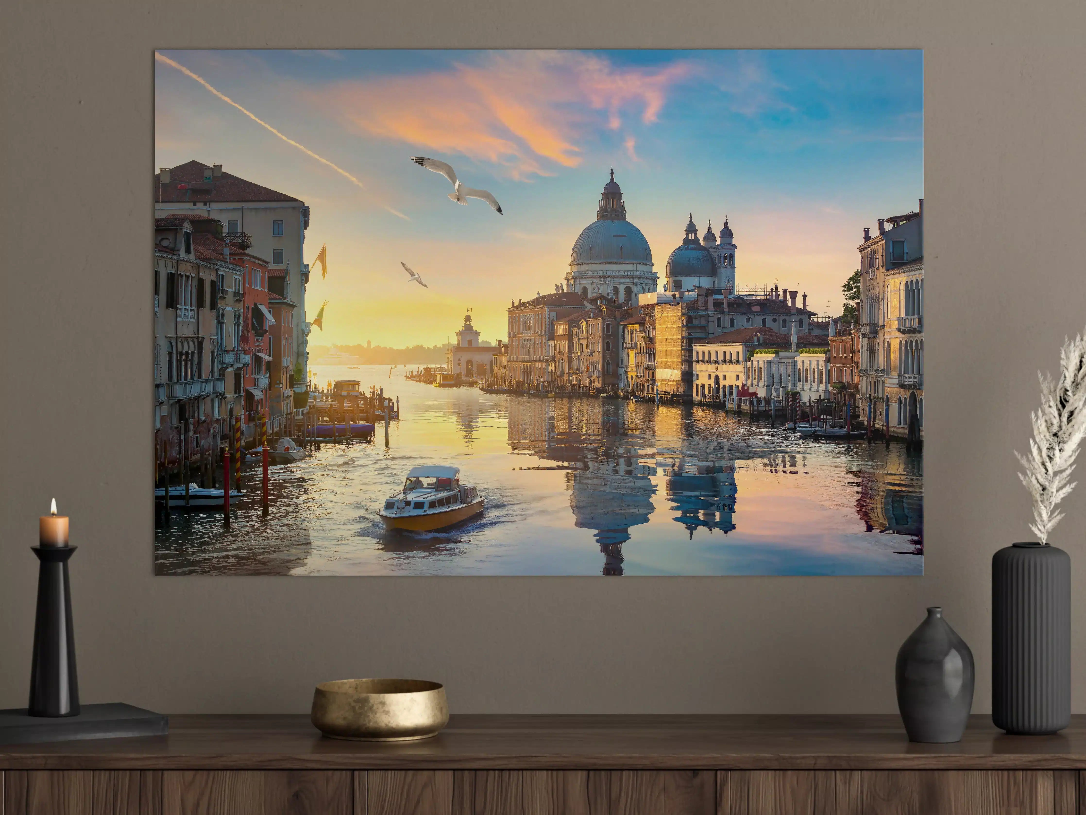 Große Wandbilder - Canal Grande bei Abendlicht