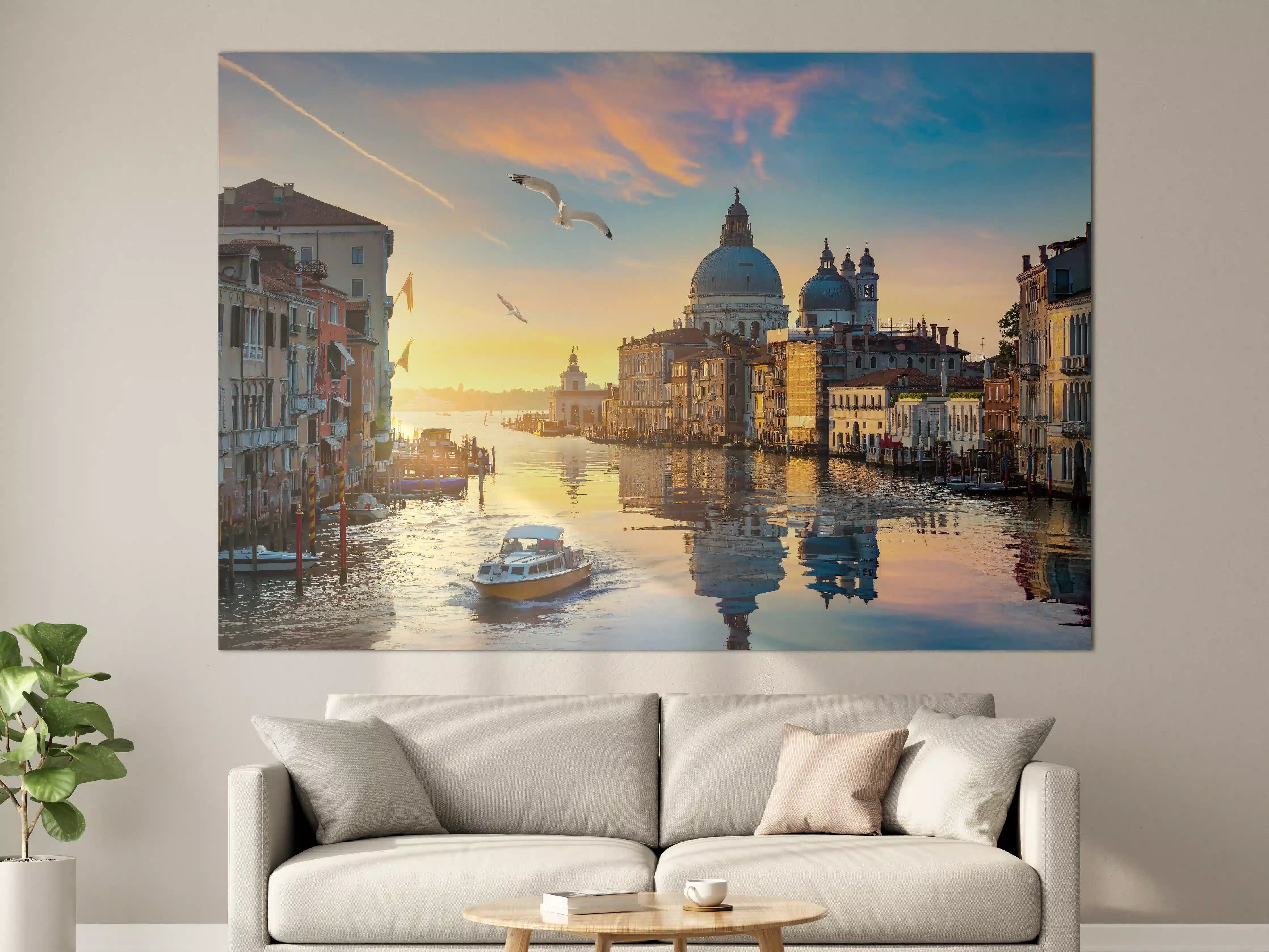 Große Wandbilder - Canal Grande bei Abendlicht
