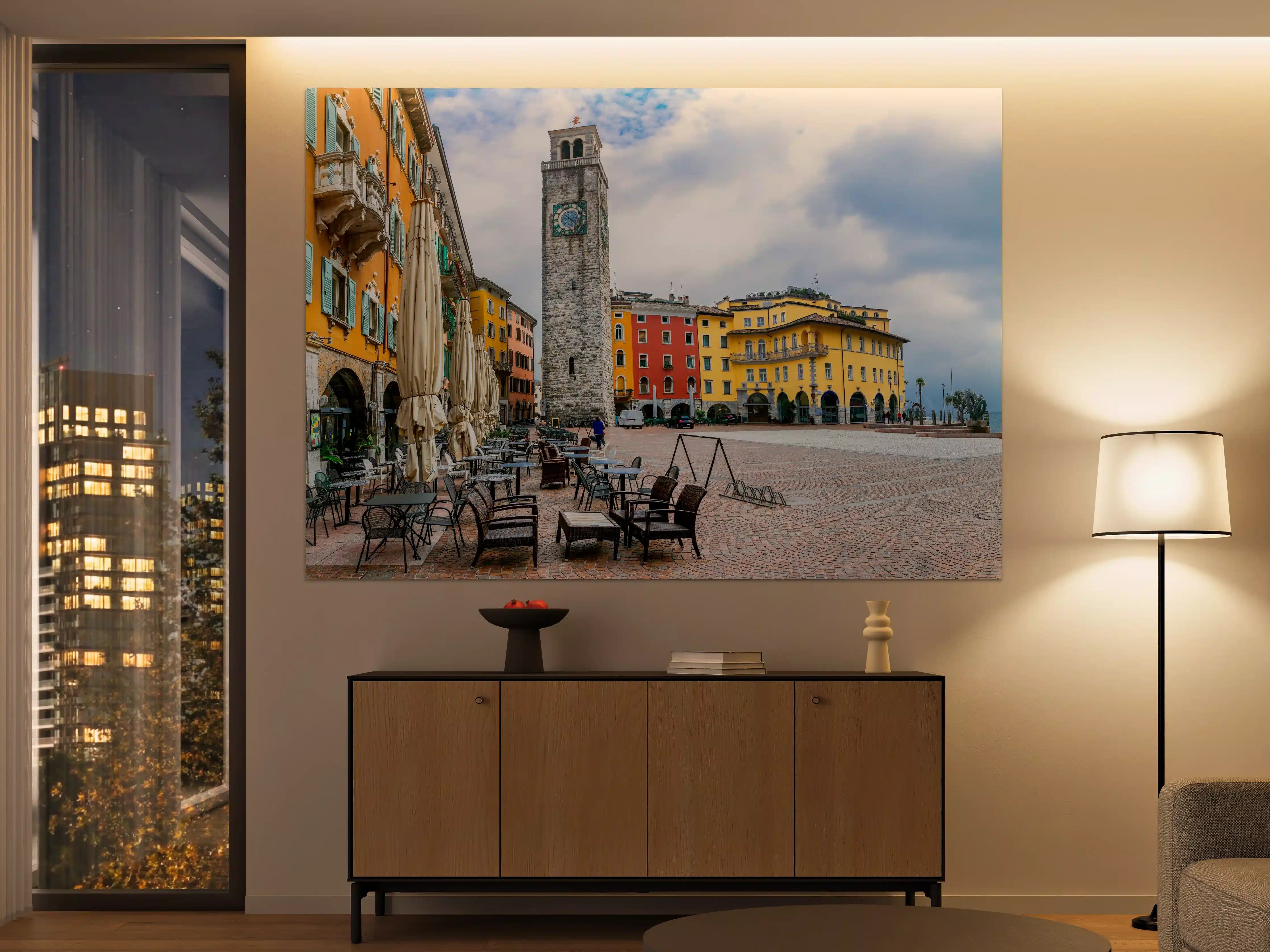 Große Wandbilder - Charmante Stadt am Gardasee - Riva del Garda