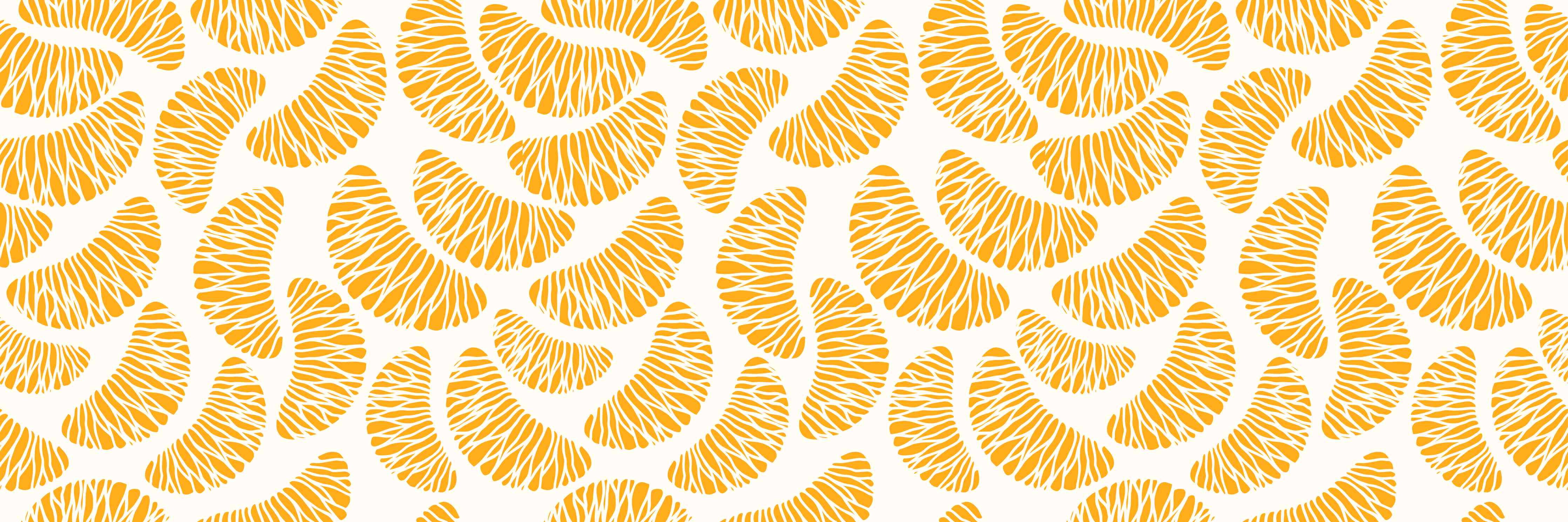 Große Wandbilder-Citrus Orange Goldmuster