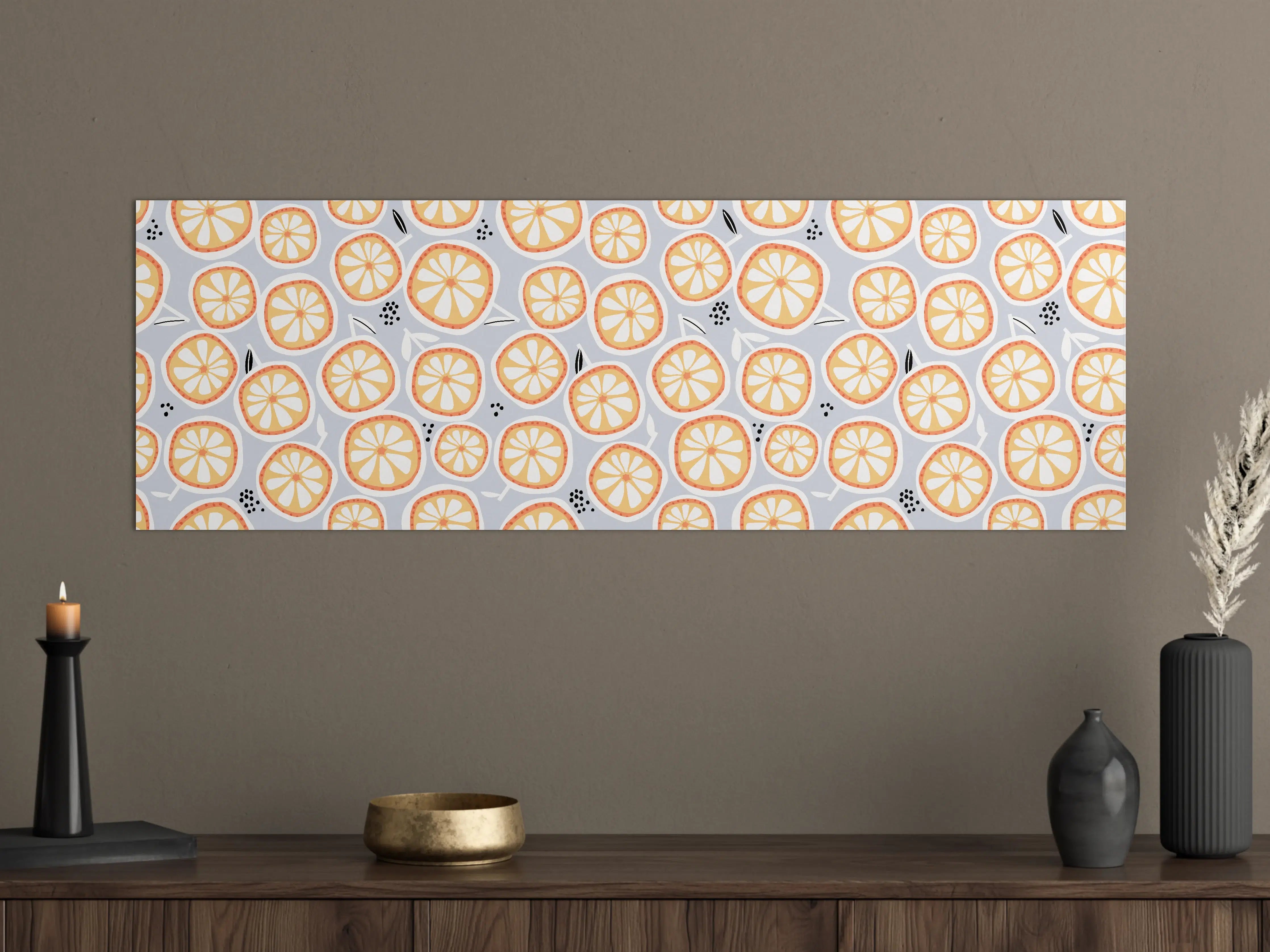 Große Wandbilder - Citrus-Orange Küchenrückwand