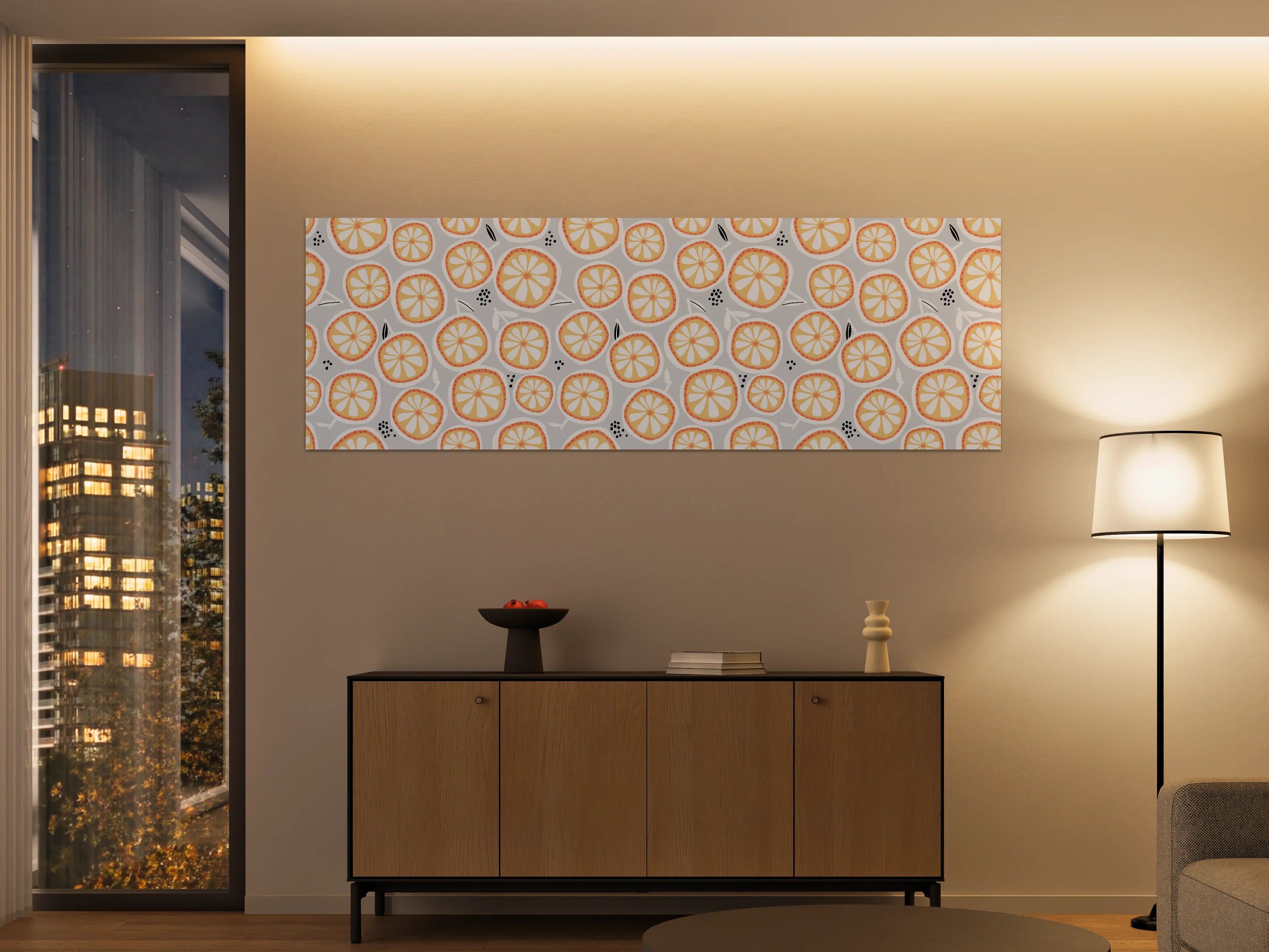 Große Wandbilder - Citrus-Orange Küchenrückwand