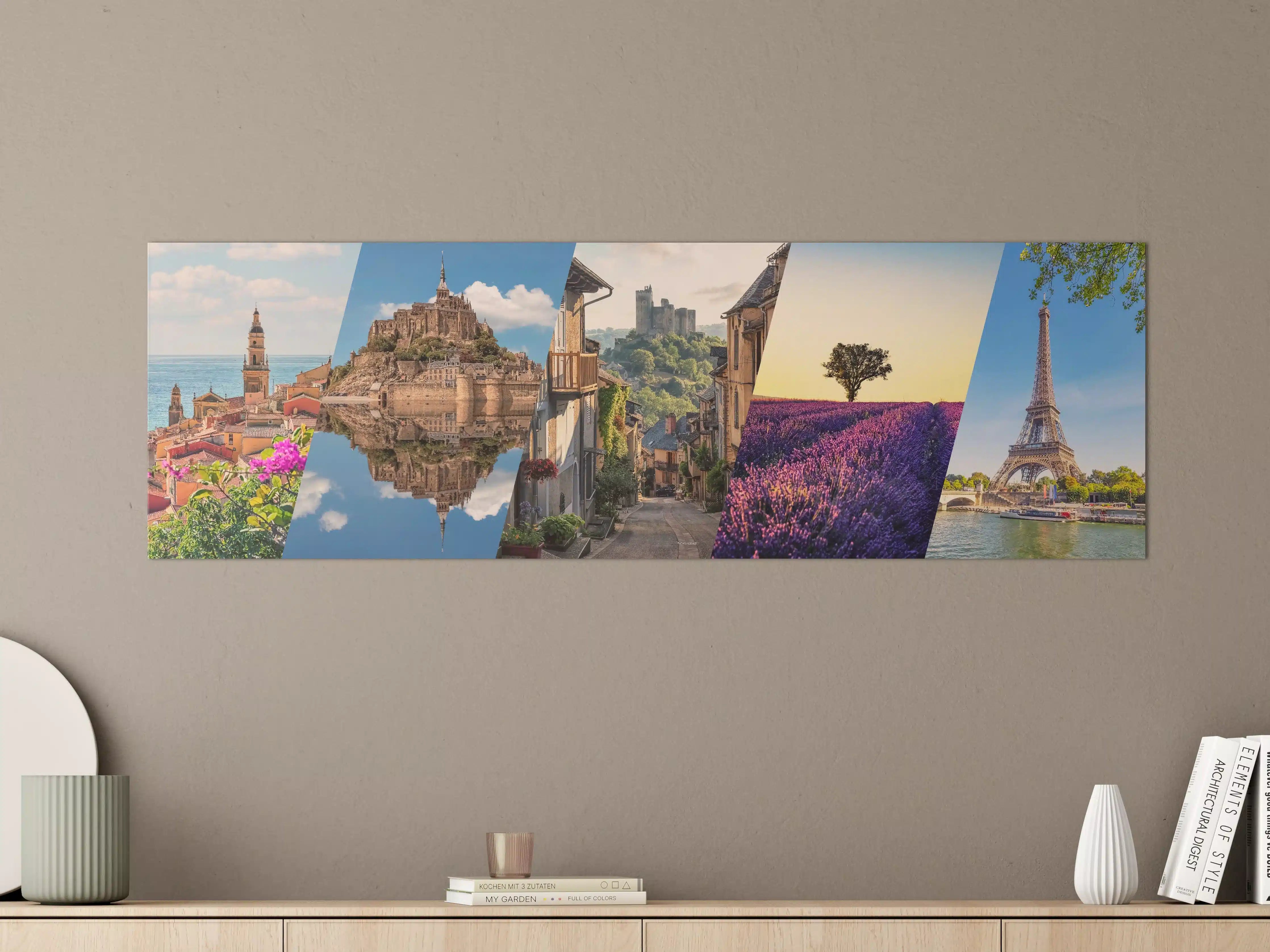 Große Wandbilder - Collage von Sehenswürdigkeiten