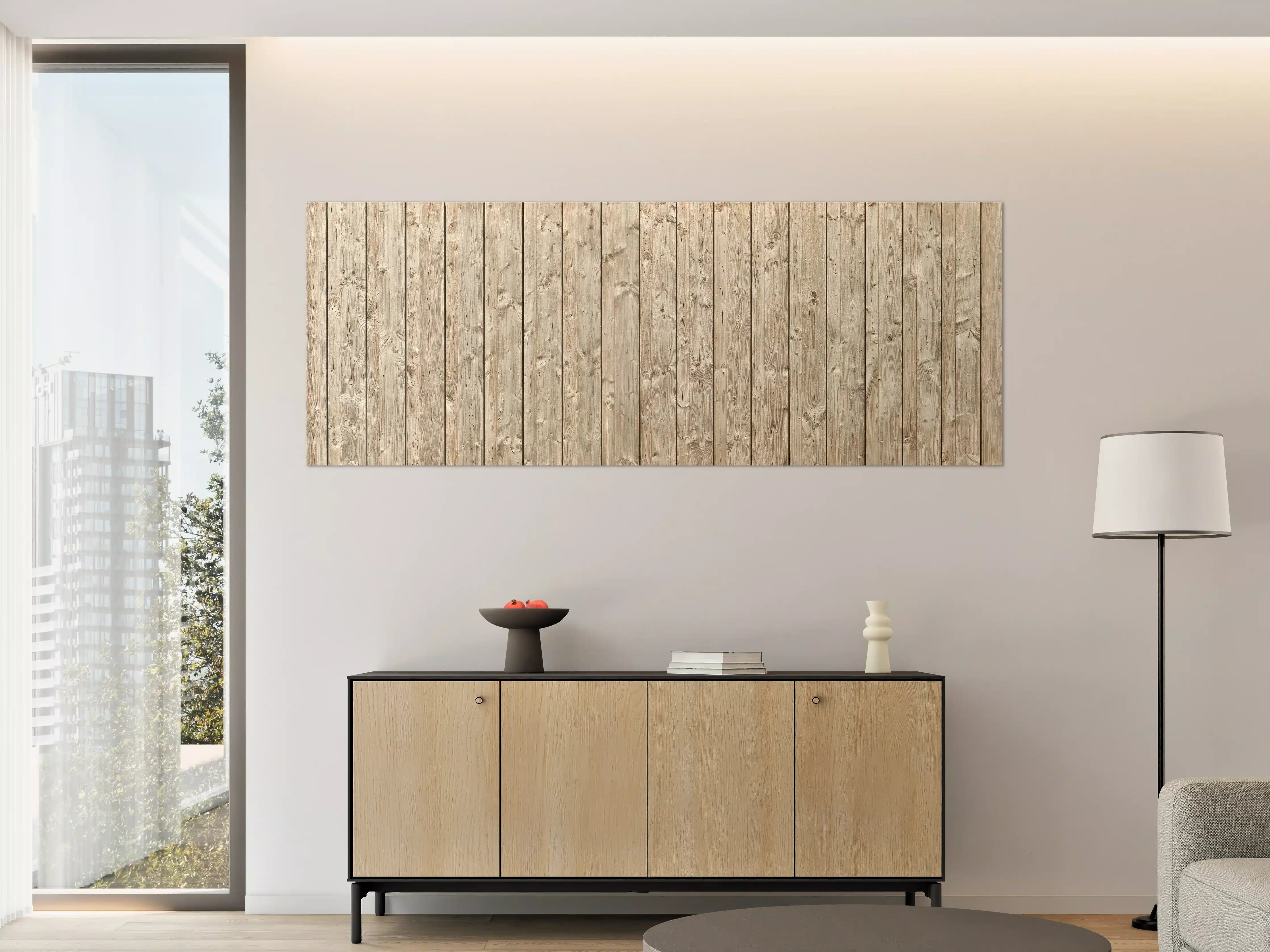 Große Wandbilder - Dekorative Holztextur