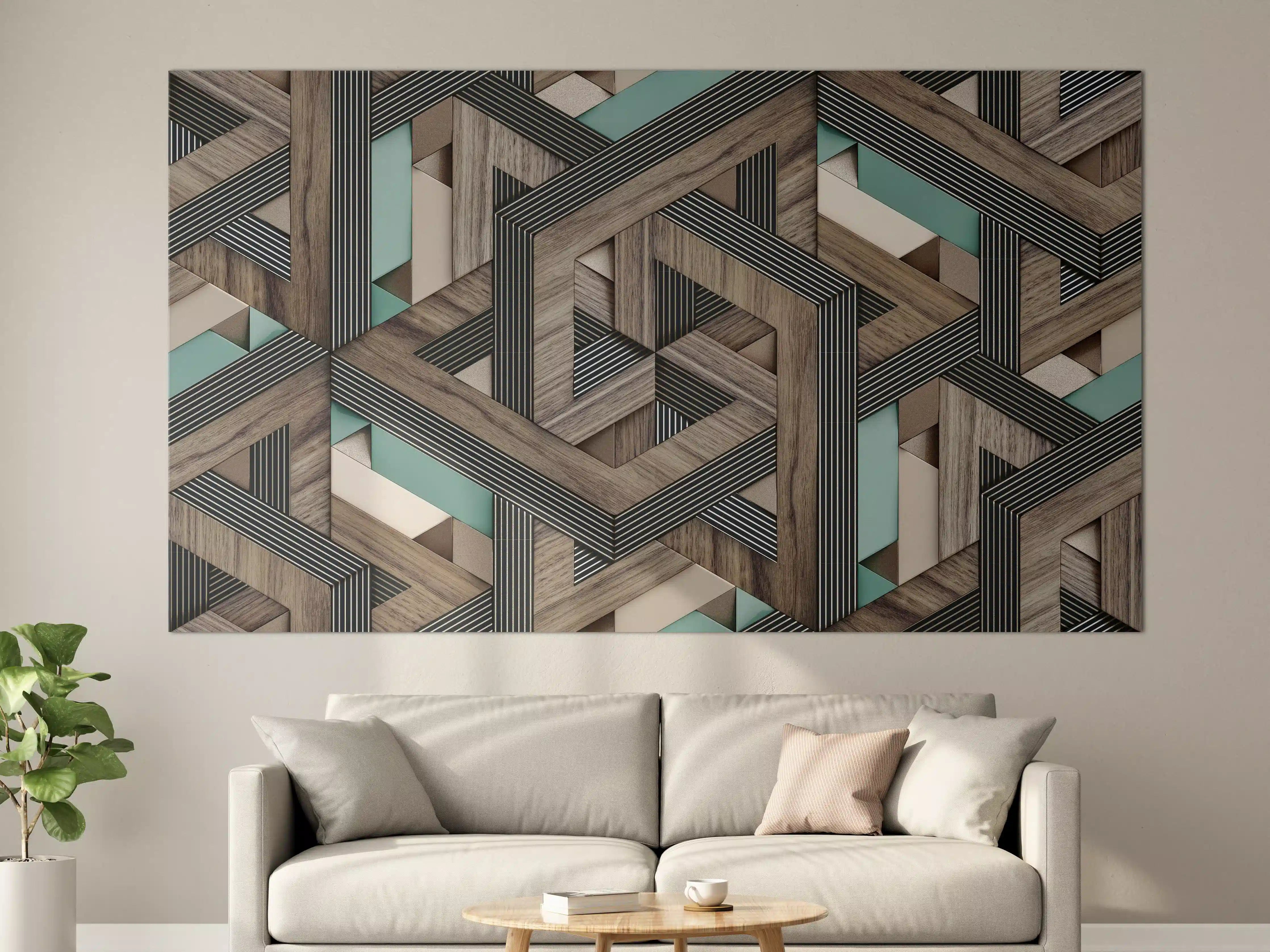 Große Wandbilder - Dekorative Illustration - 3D Kunst