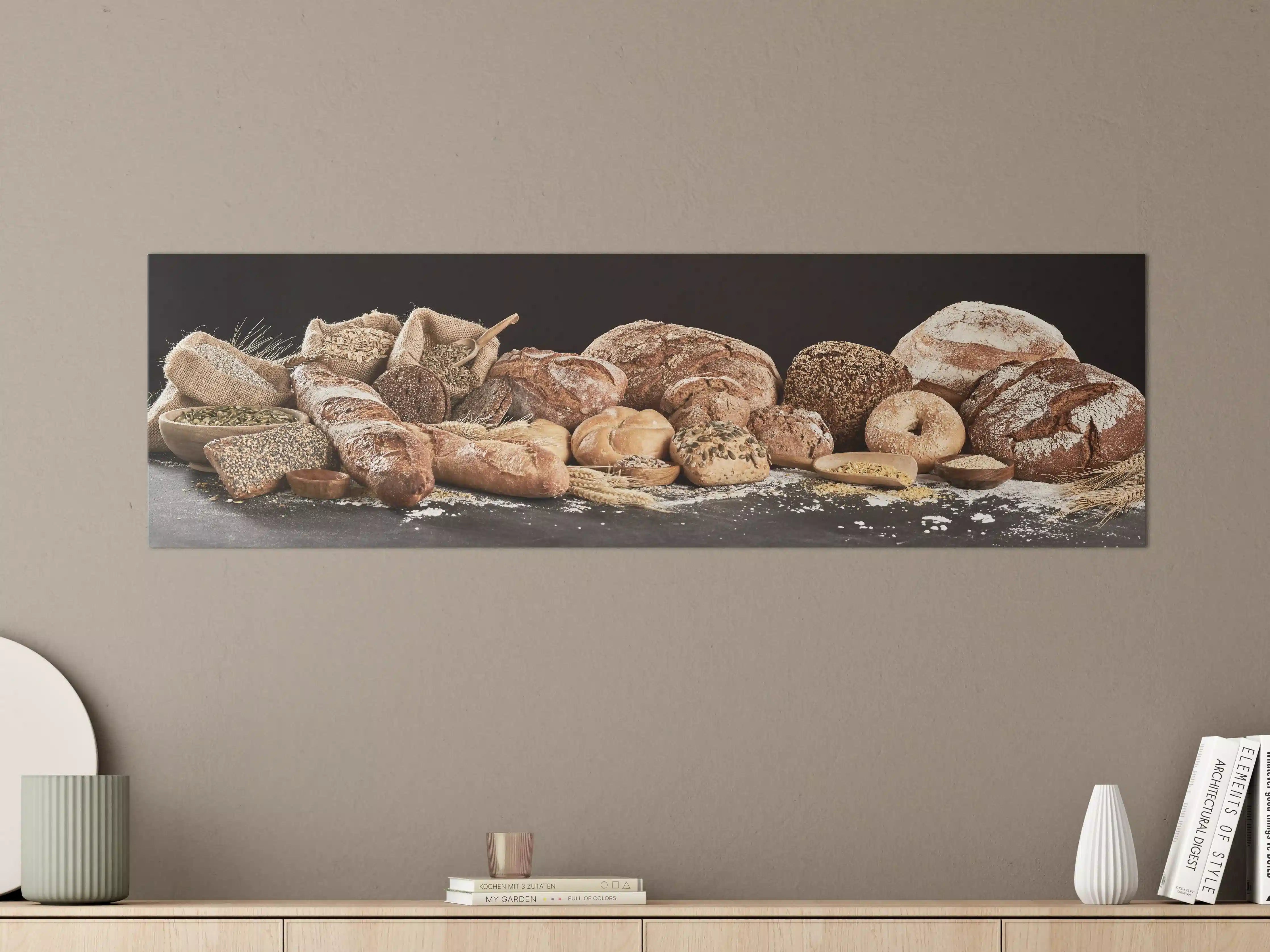 Große Wandbilder - Dekorative Stein- und Sand-Kombination