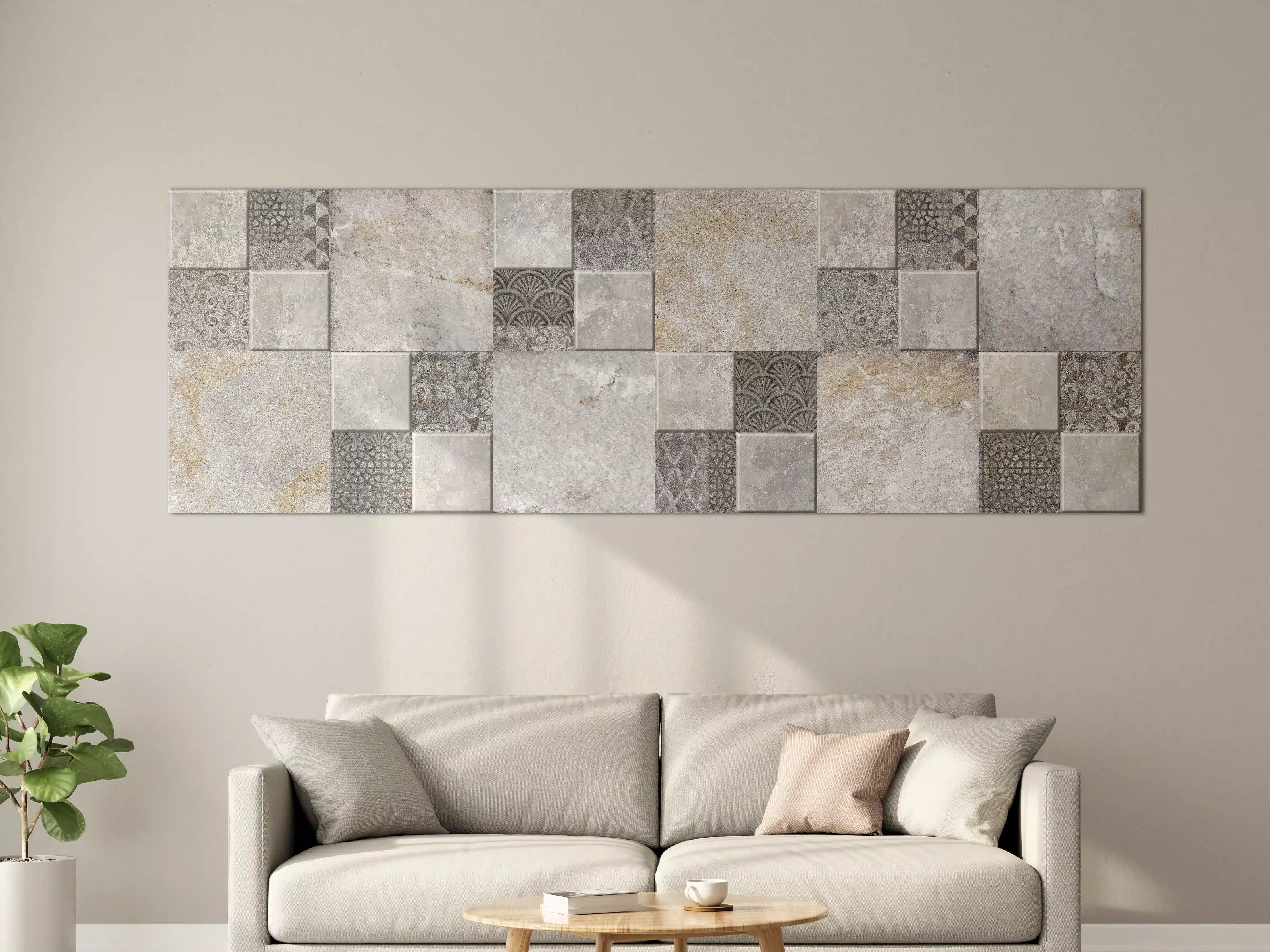 Große Wandbilder - Dekorativer Steinmosaik