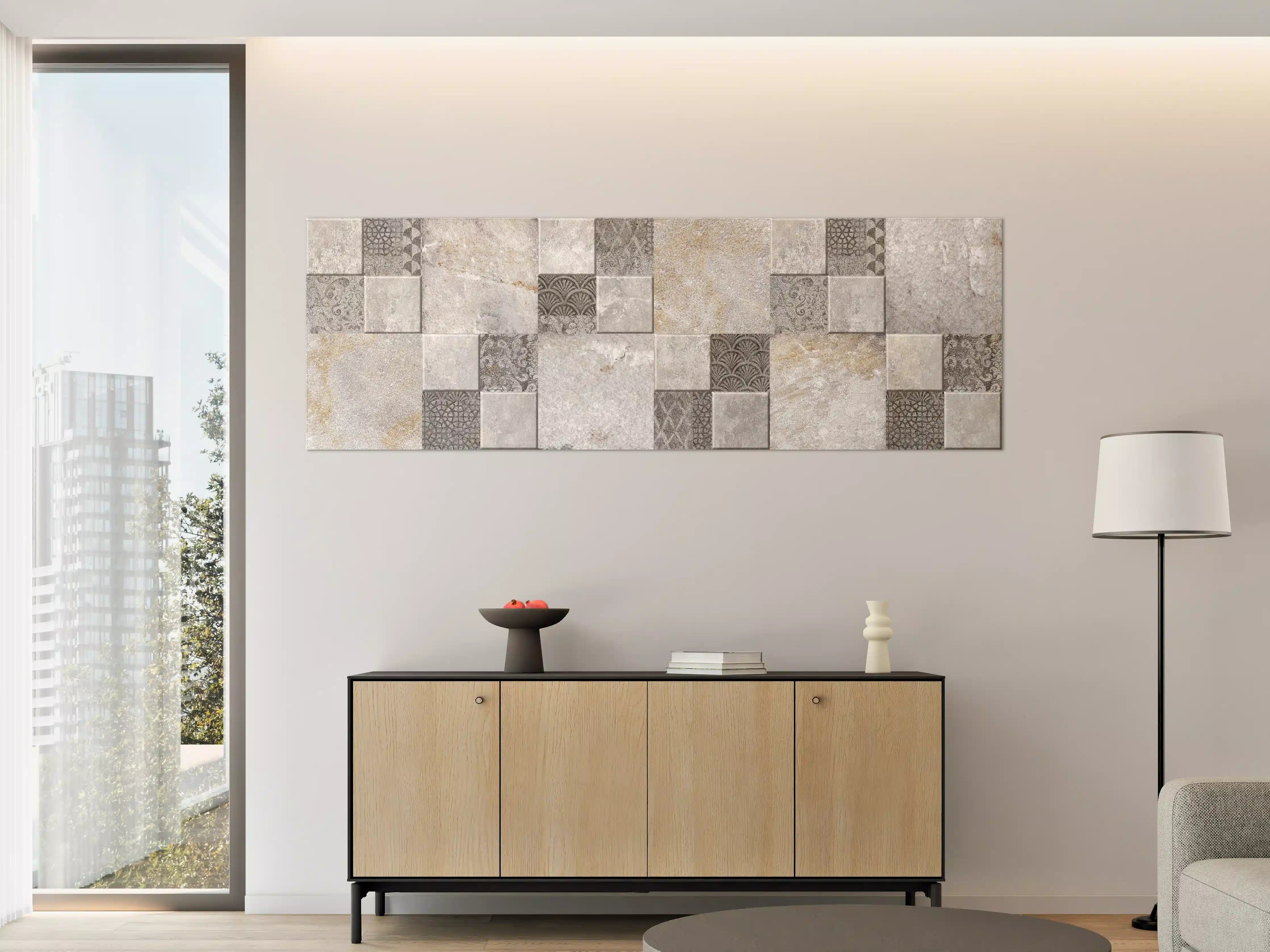 Große Wandbilder - Dekorativer Steinmosaik