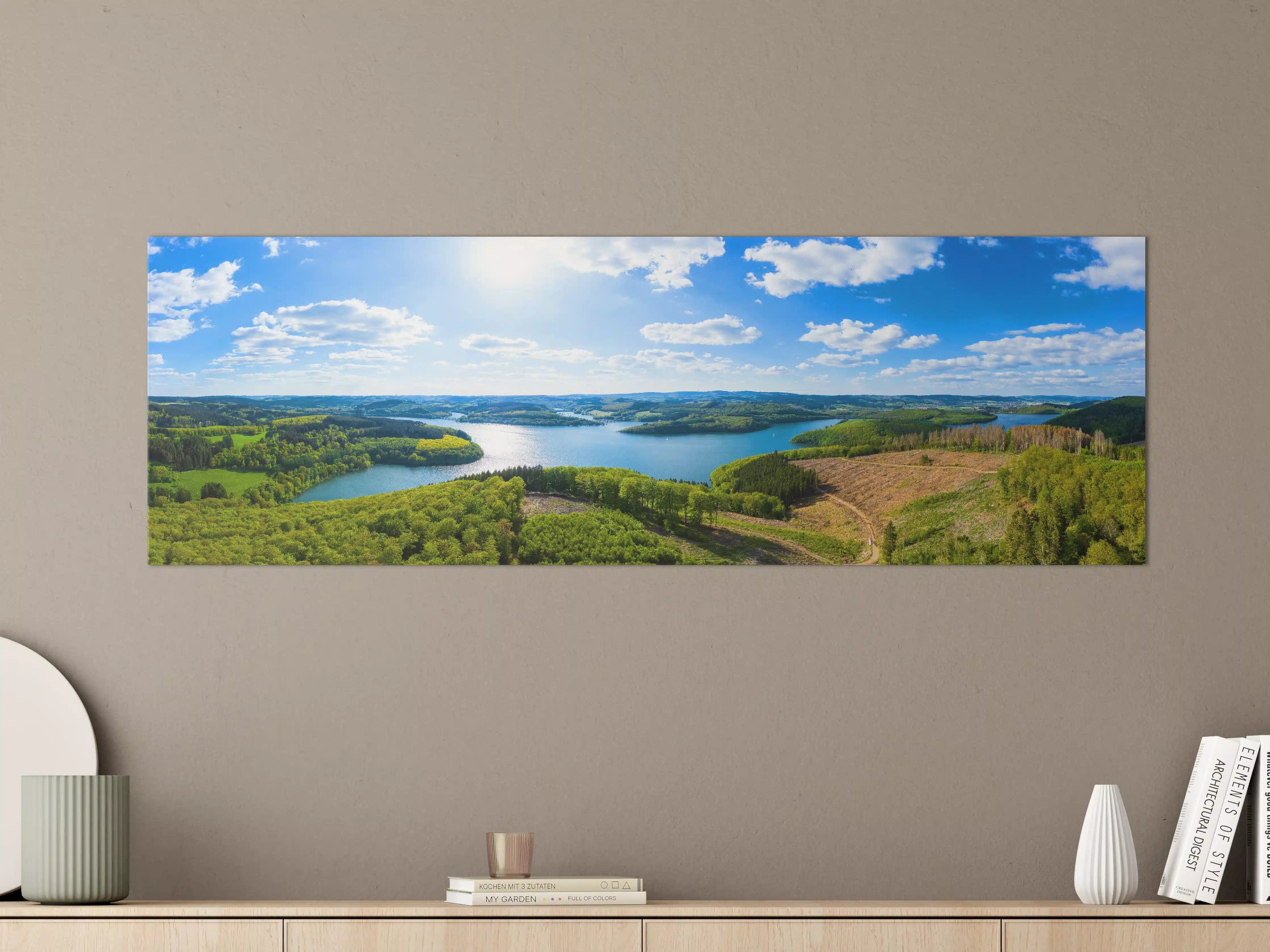 Große Wandbilder - Der Bigge See im Frühling - Deutschland