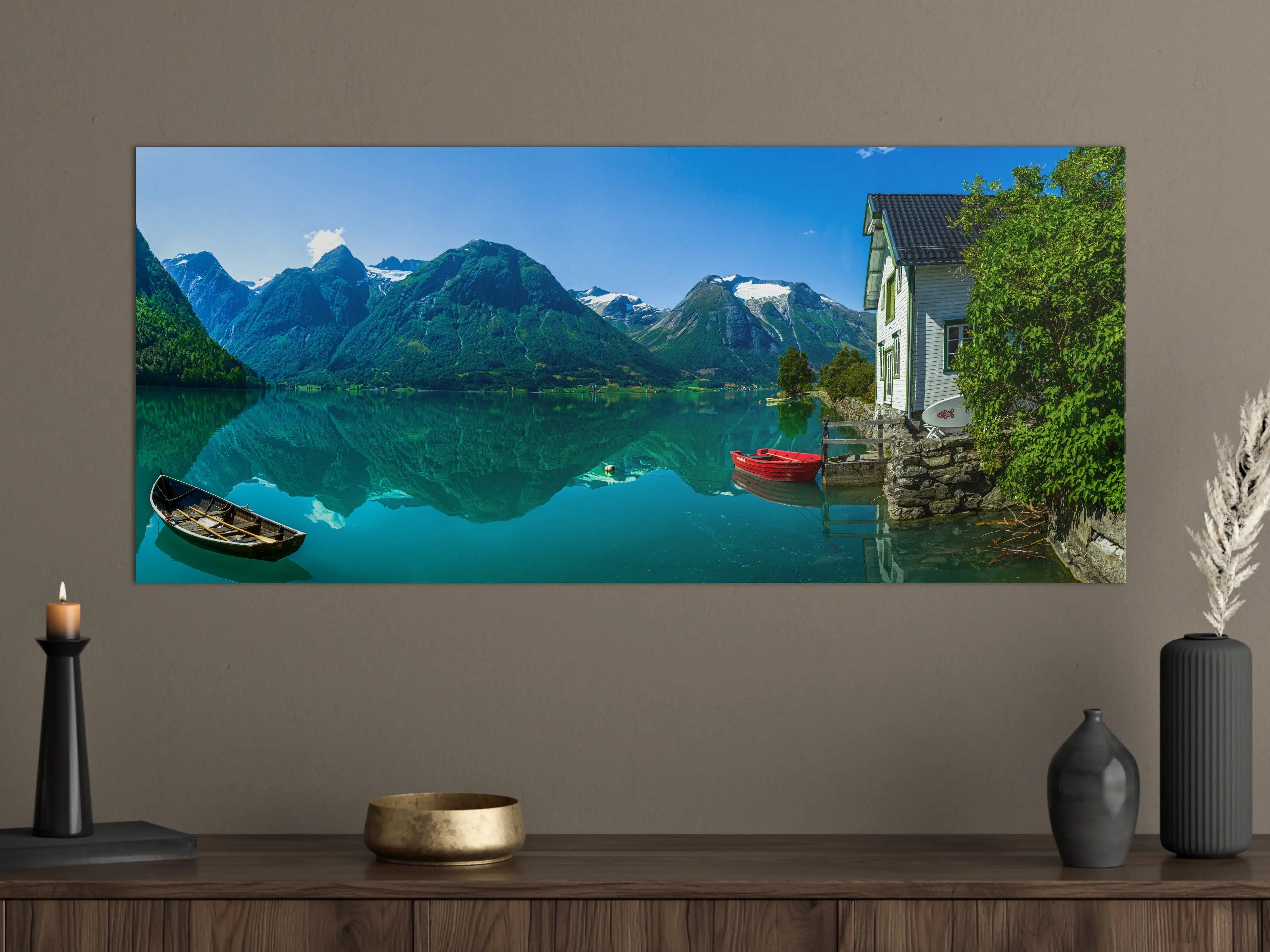Große Wandbilder - Der Gletschersee