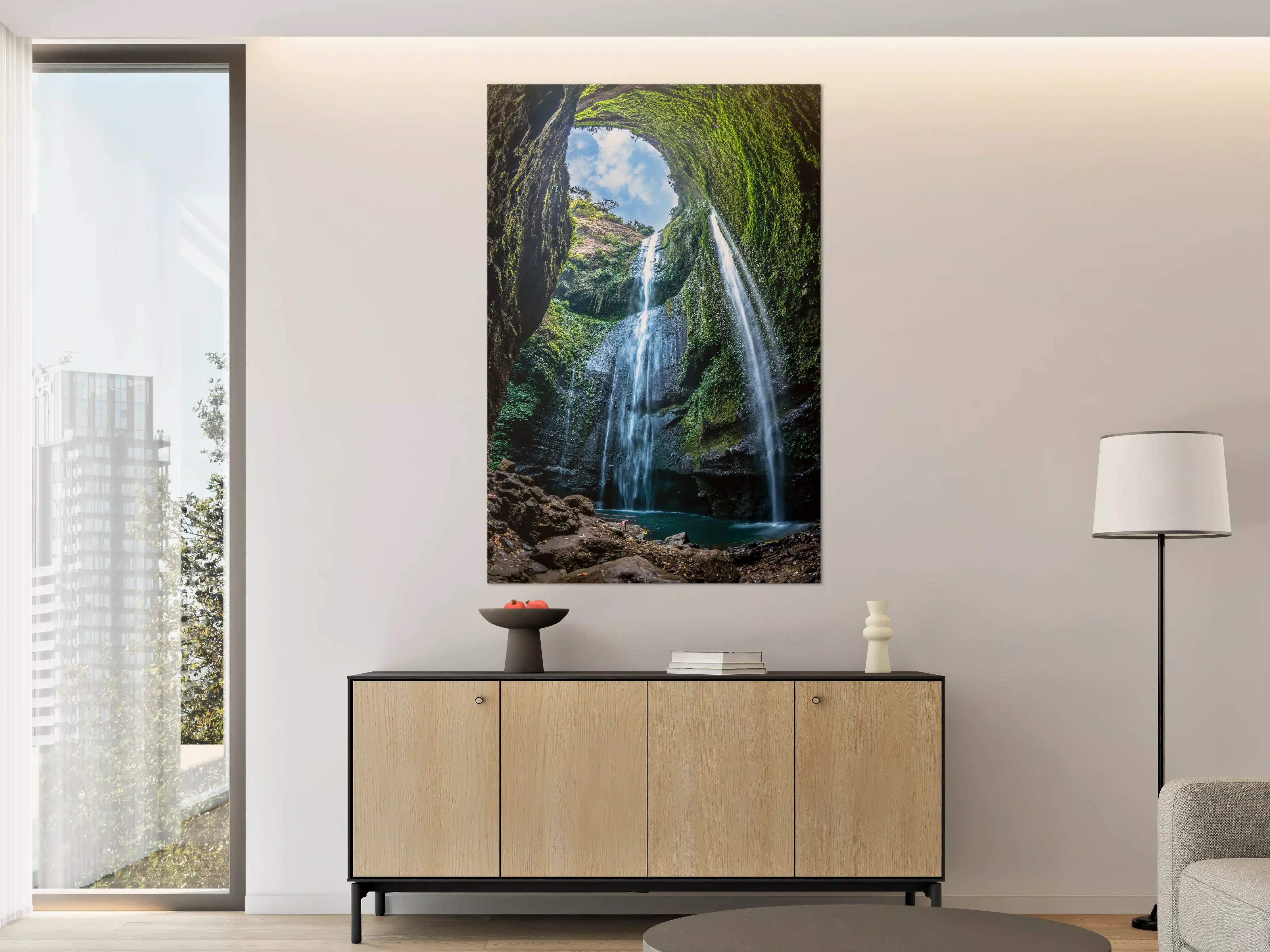 Große Wandbilder - Der Madakaripura-Wasserfall in Indonesien