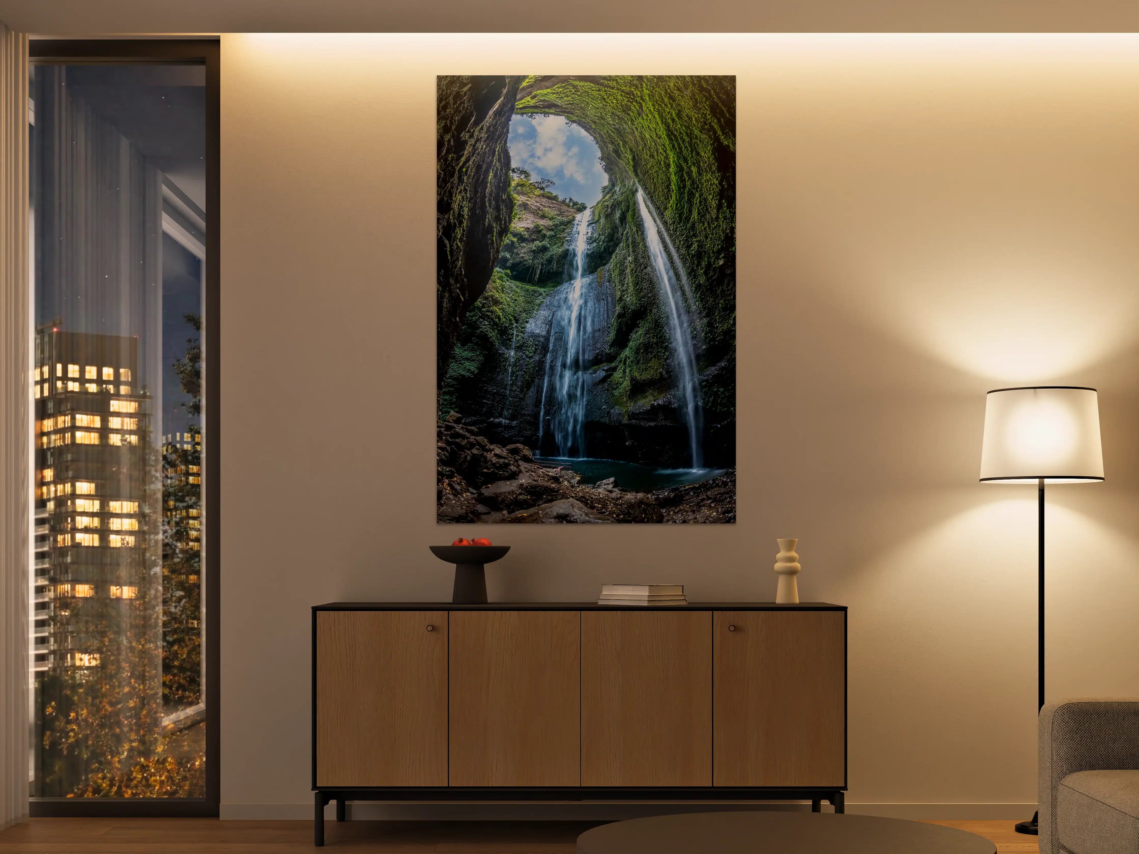 Große Wandbilder - Der Madakaripura-Wasserfall in Indonesien