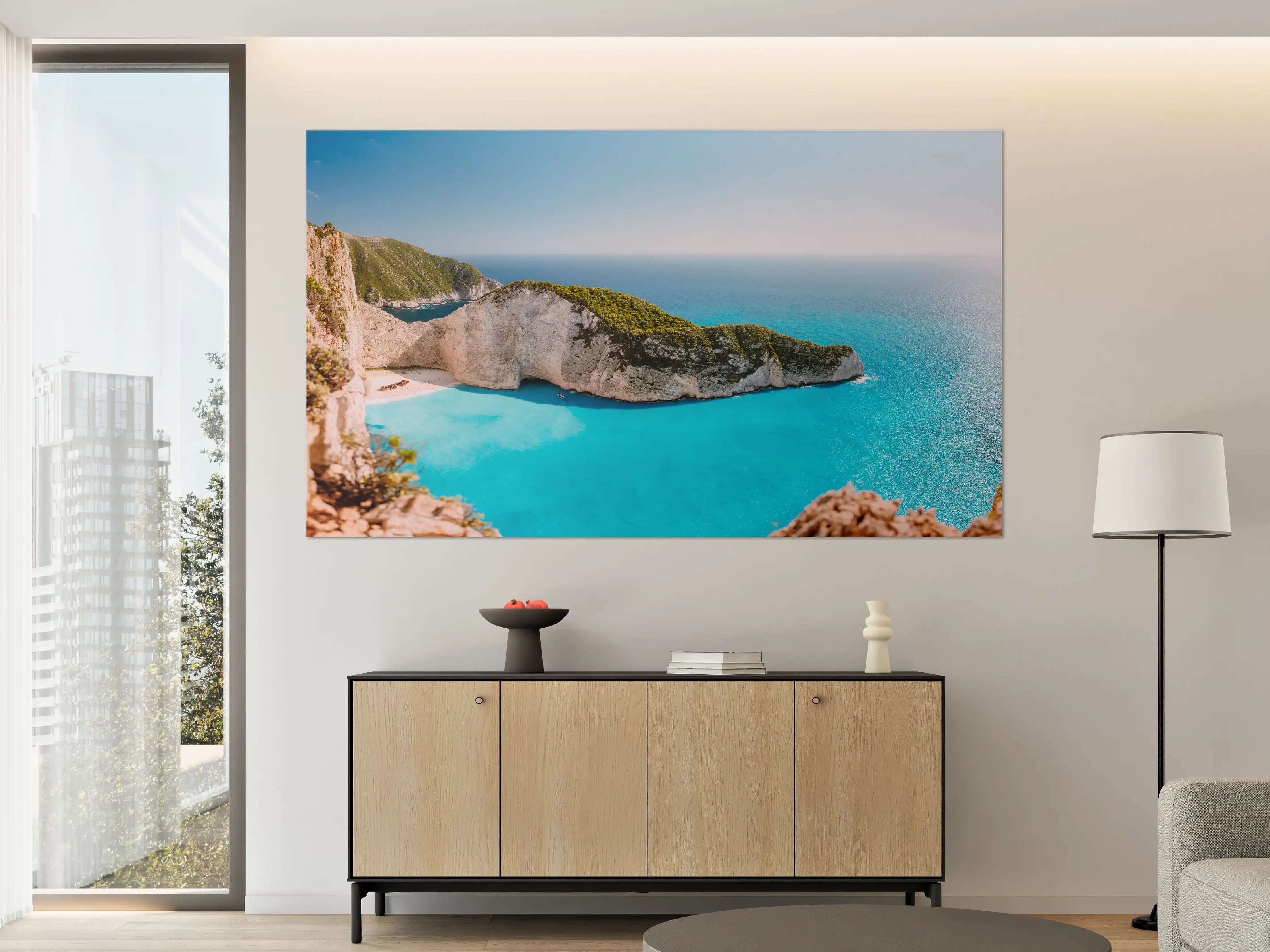 Große Wandbilder - Der Strand von Navagio - Griechenland
