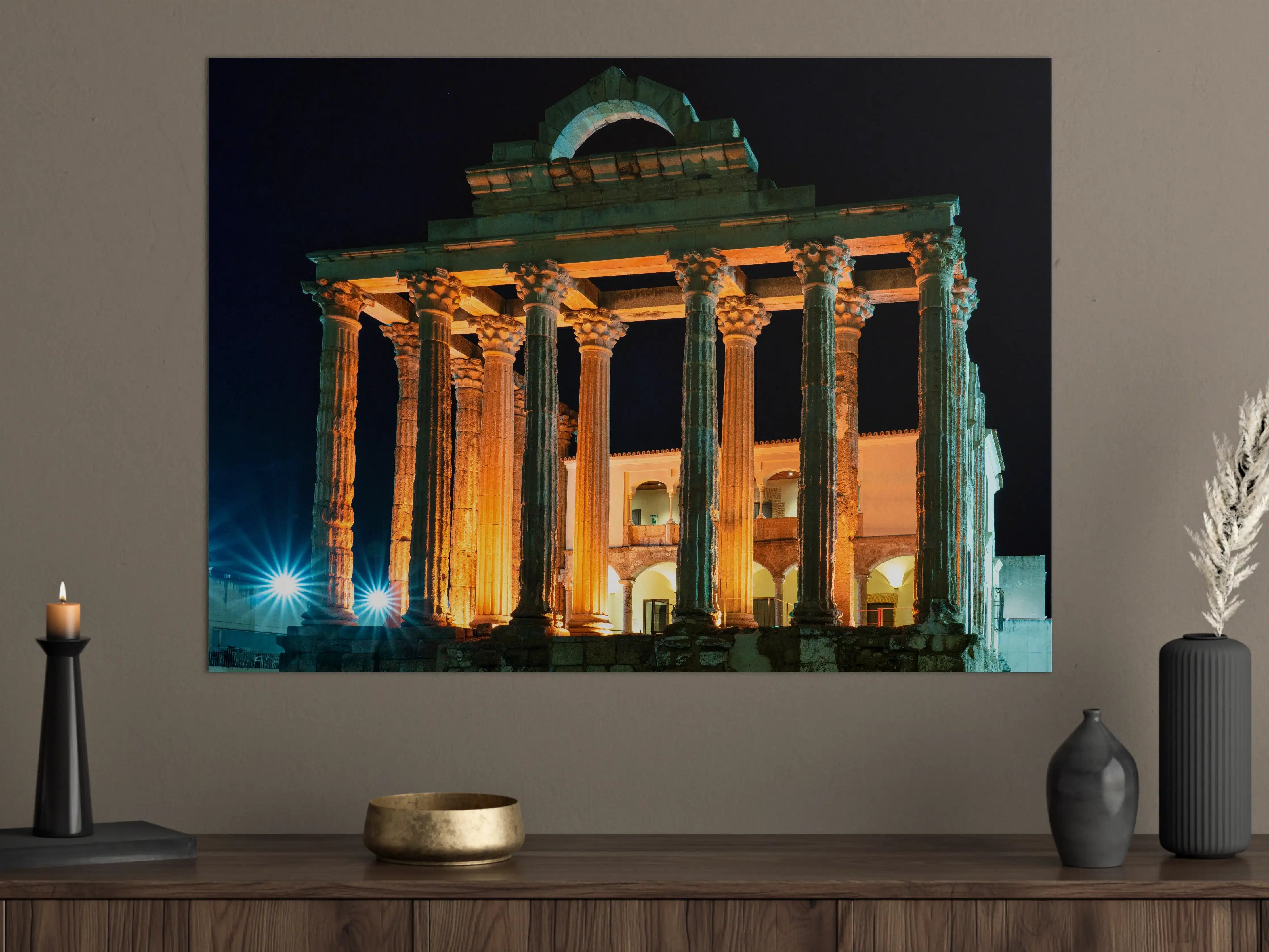 Große Wandbilder - Der römische Tempel der Diana in Merida