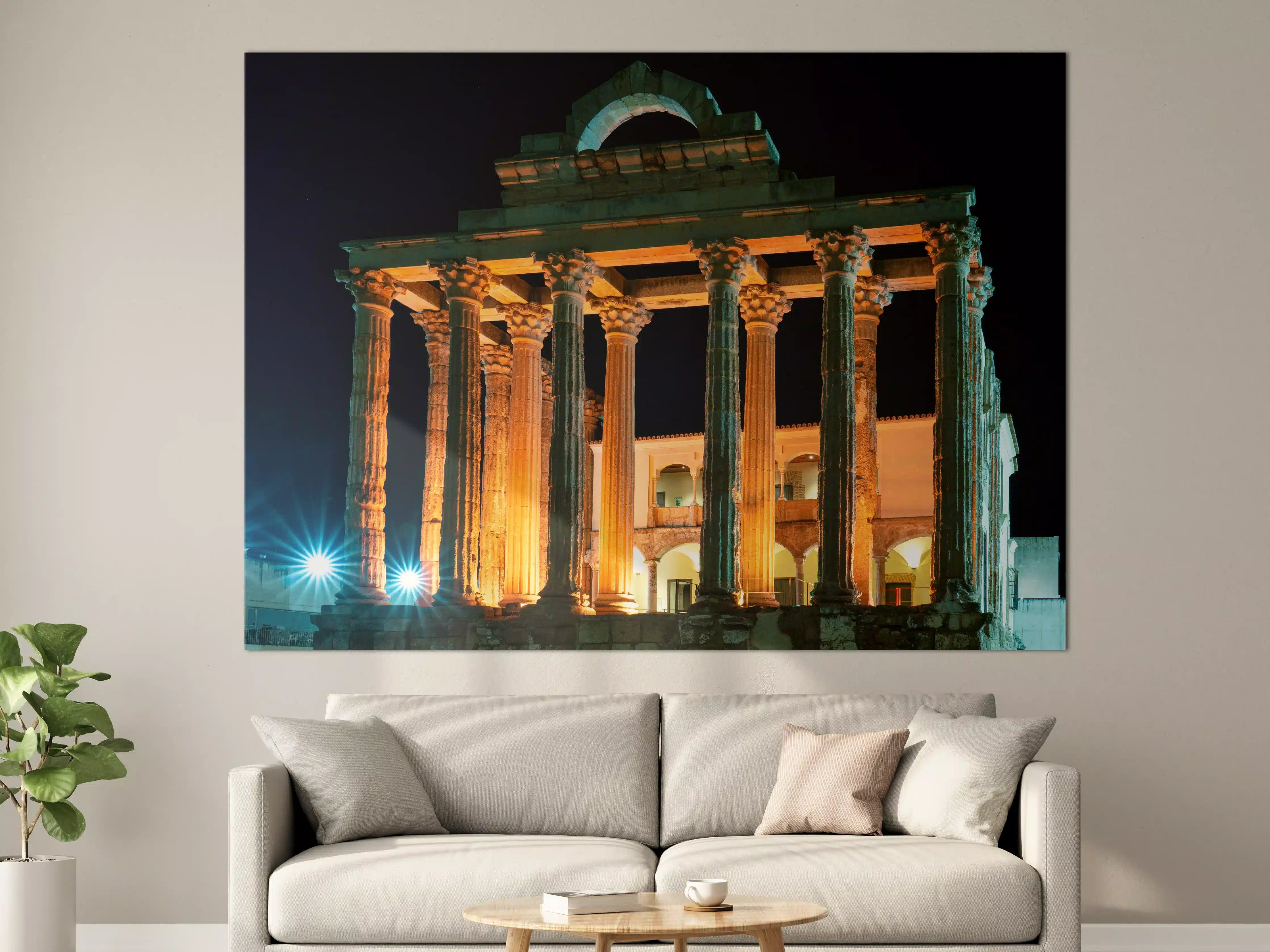 Große Wandbilder - Der römische Tempel der Diana in Merida