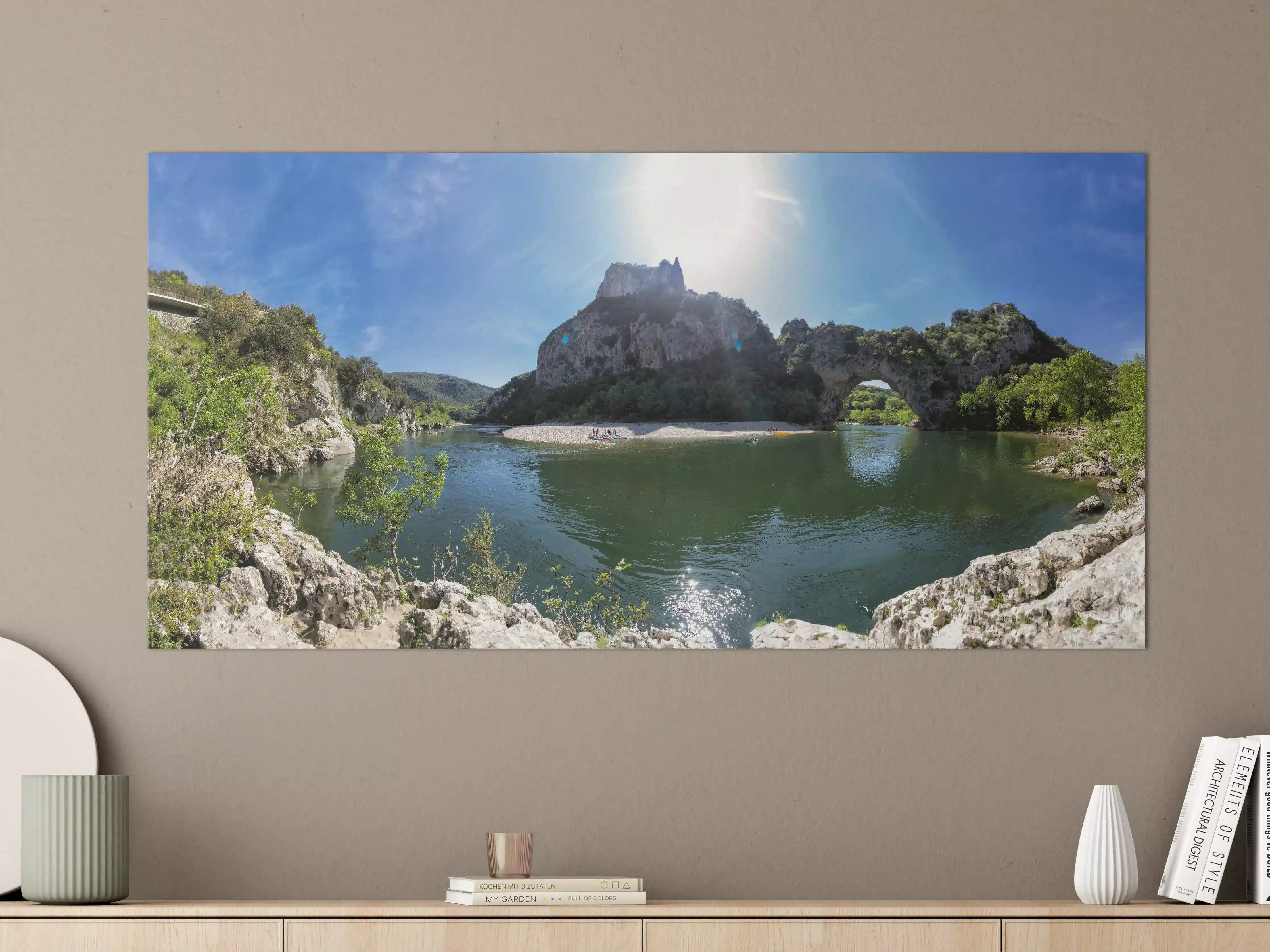 Große Wandbilder - Die Schluchten der Ardèche - Frankreich