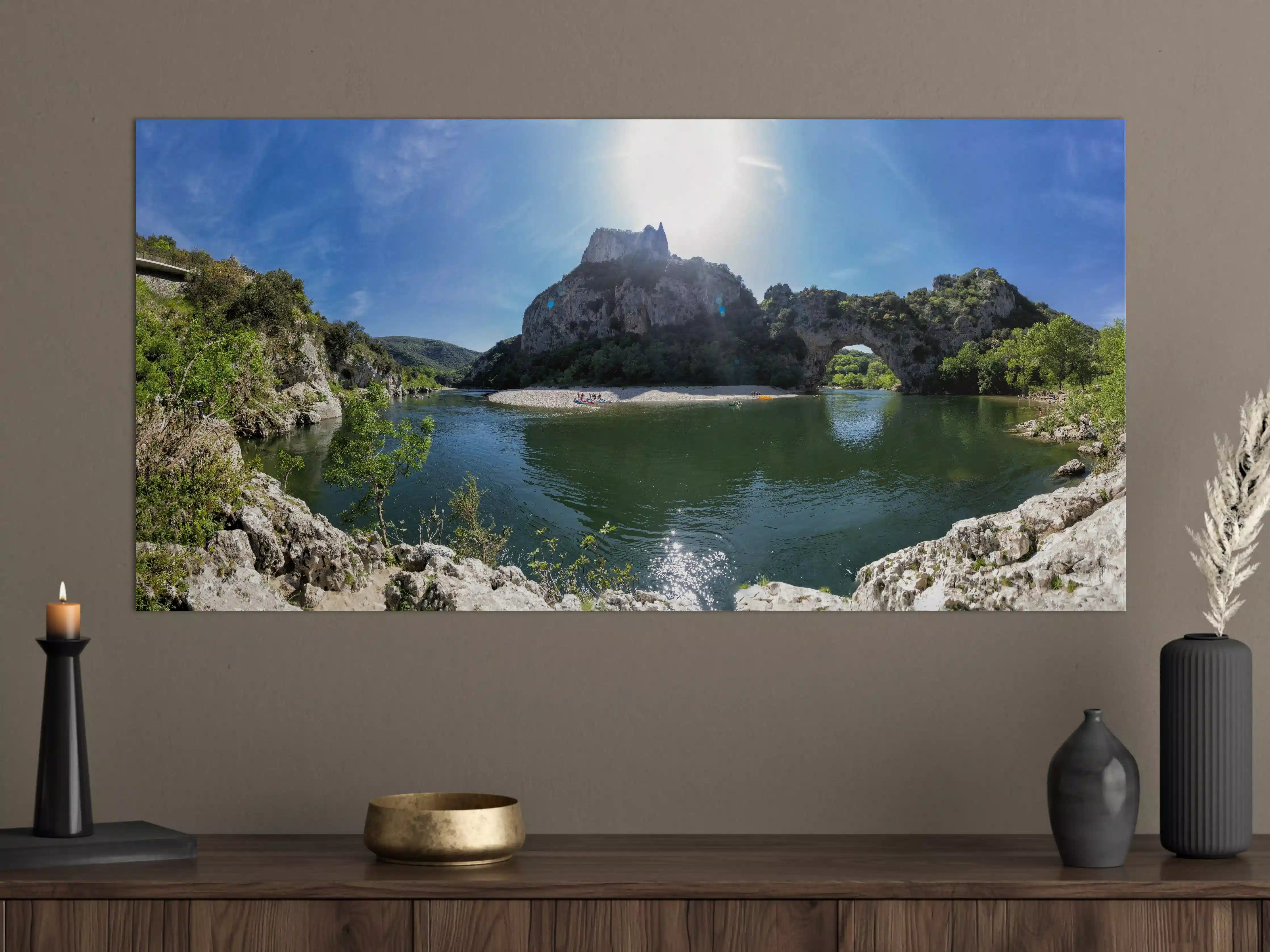 Große Wandbilder - Die Schluchten der Ardèche - Frankreich