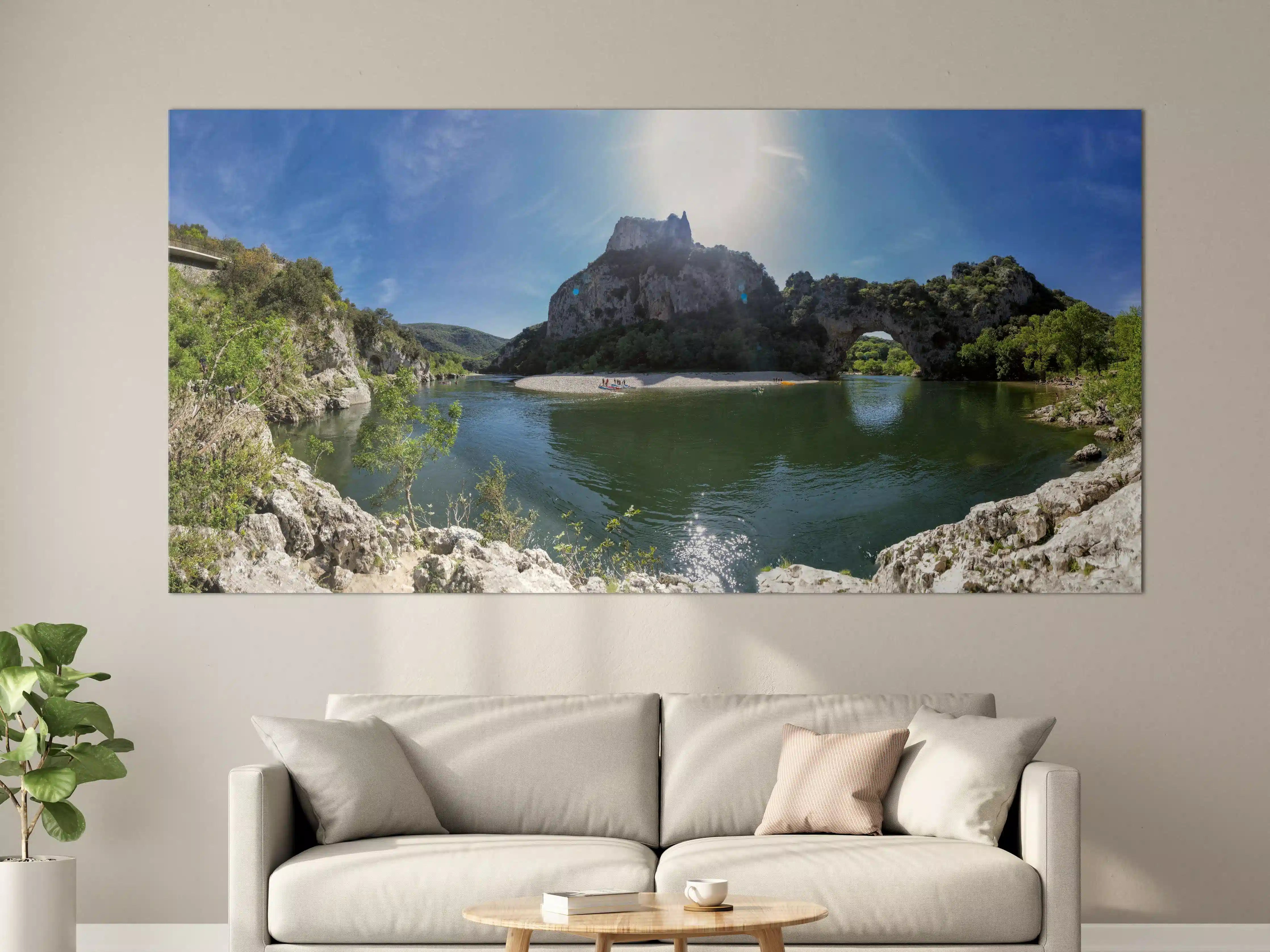 Große Wandbilder - Die Schluchten der Ardèche - Frankreich